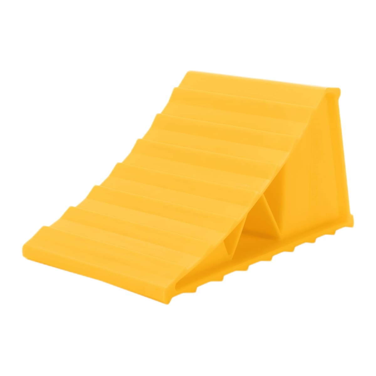 Camco Standard Wheel Chock, Yellow, Fits Tires Up to 26 In
