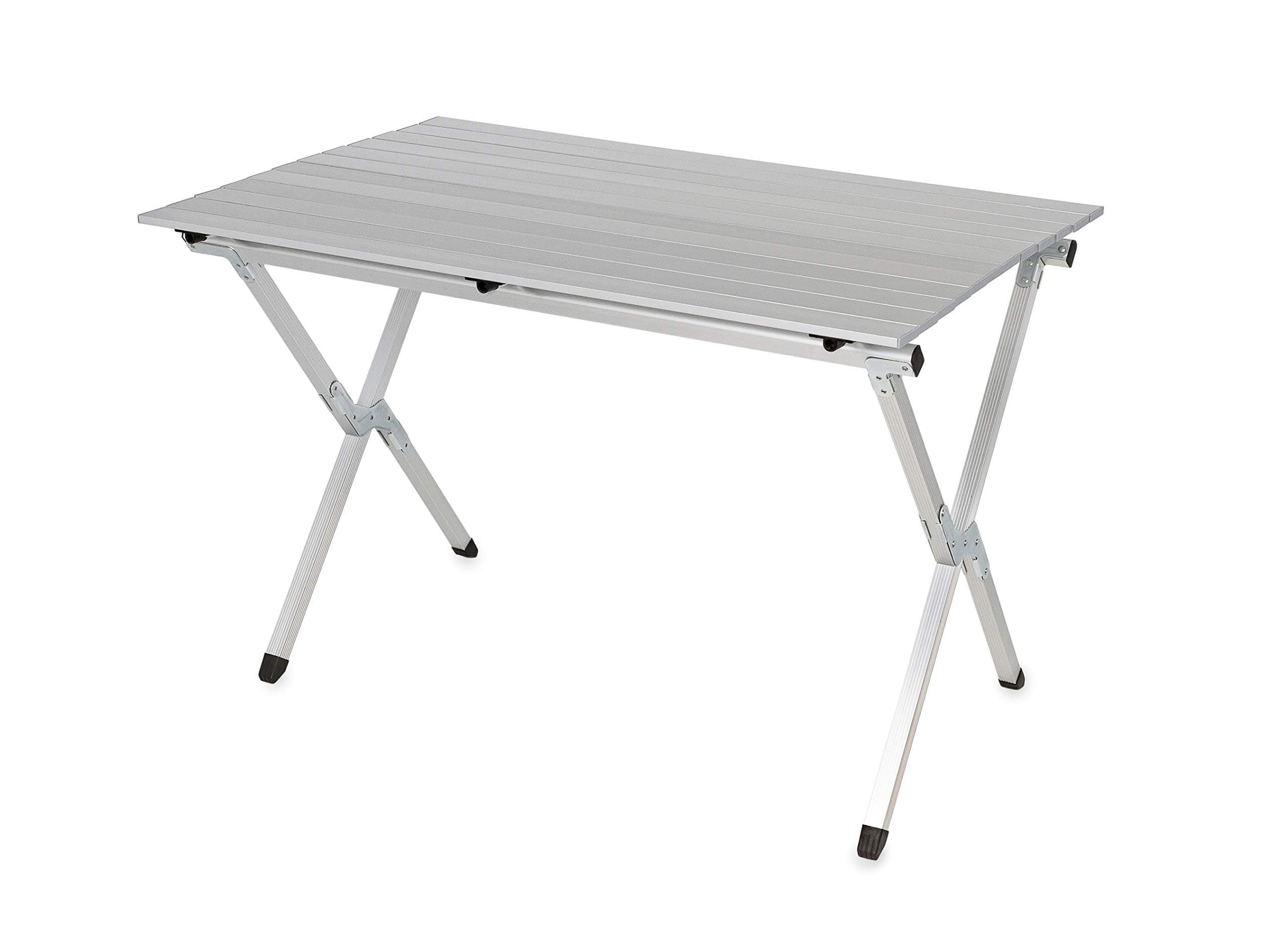 Camco Aluminum Roll-Up Table with Carrying Bag | Seats 4-6, 43.5" x 27"