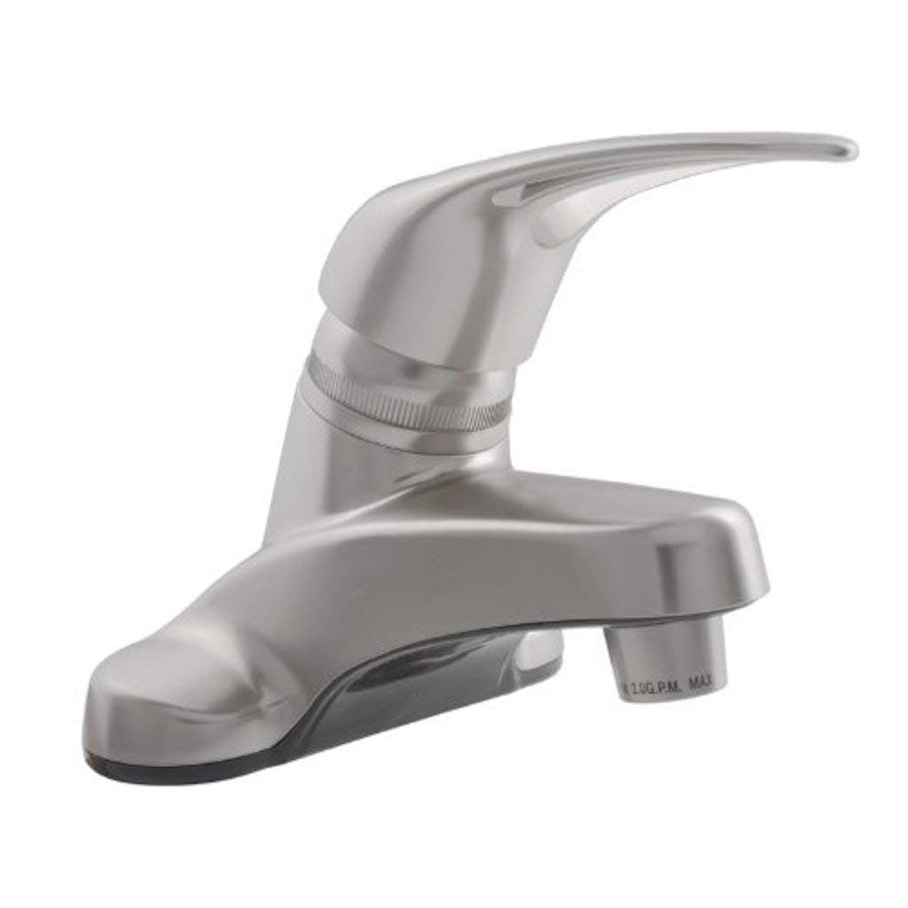 Dura Faucet RV Bathroom Sink Faucet | Single-Lever, White, 2-Hole, 1.2 GPM