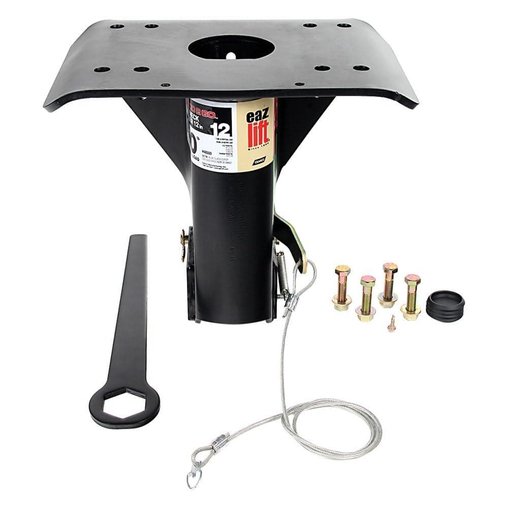 Camco Gooseneck Adapter | Converts 5th Wheel to Gooseneck, 12" Height
