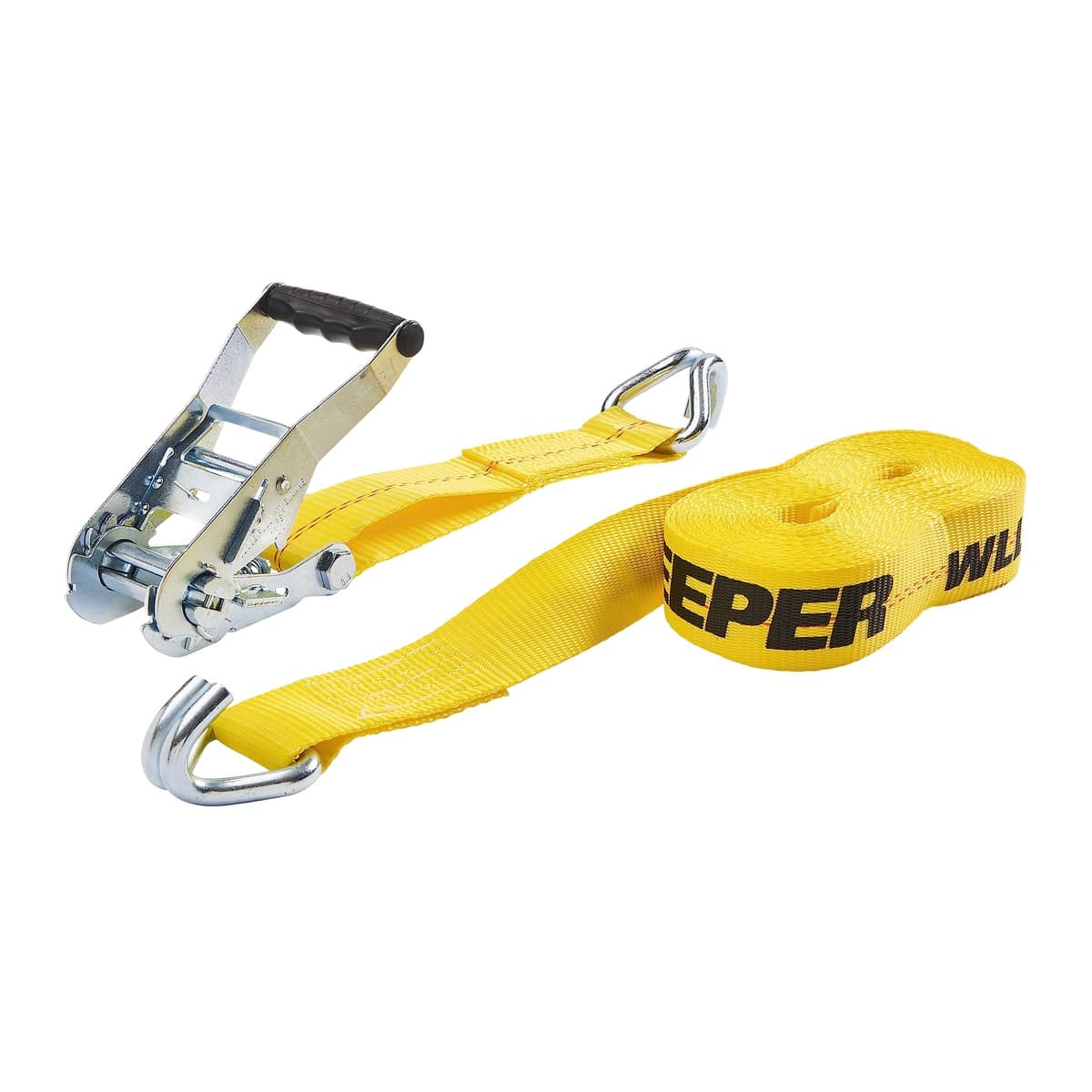 Keeper 2" x 27' Ratchet Tie-Down with J-Hooks, 10,000 lb Break Strength