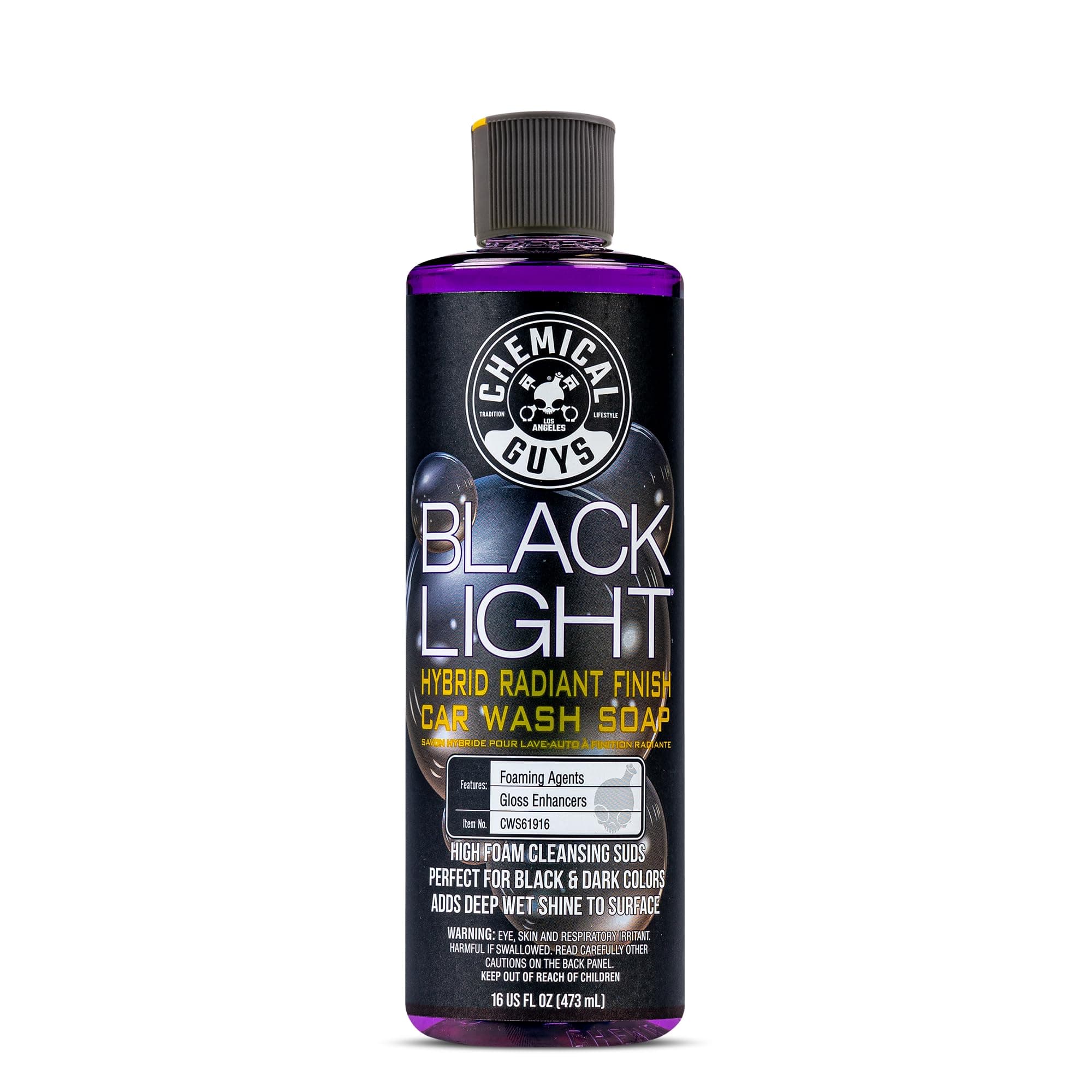 Chemical Guys BlackLight Foaming Car Wash Soap | 1 Gallon, Black Cherry Scent