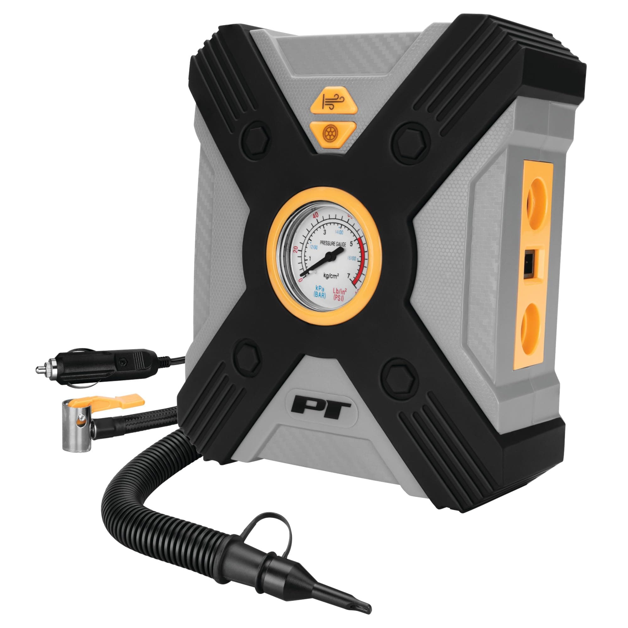 Performance Tool Tire Inflator with Dial Gauge | 10-170 PSI, 14" Hose