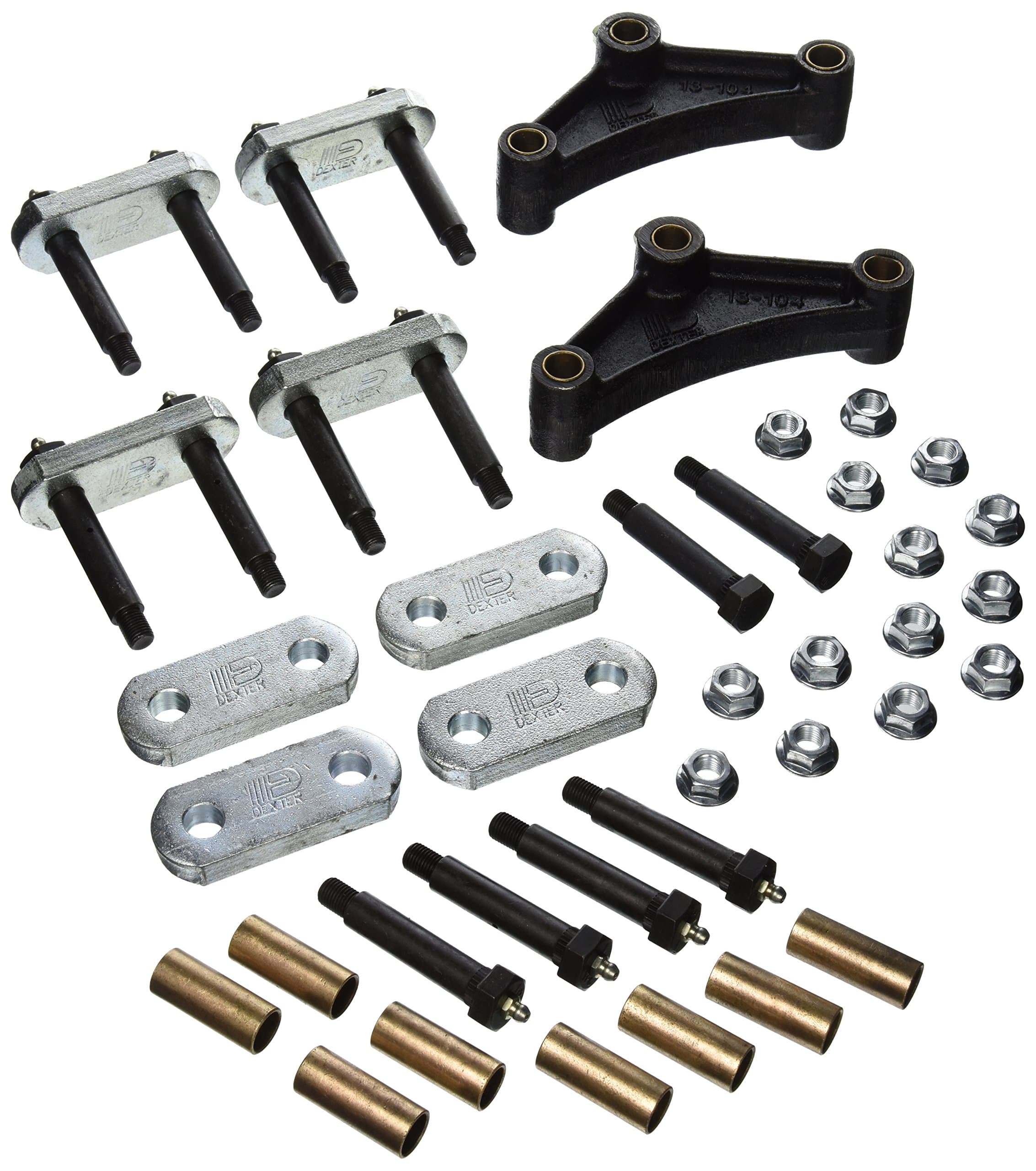 Dexter Axle K71-359-00 Heavy Duty Suspension Kit | Tandem Axle, 1-3/4" Double-Eye Springs, 33" Spacing