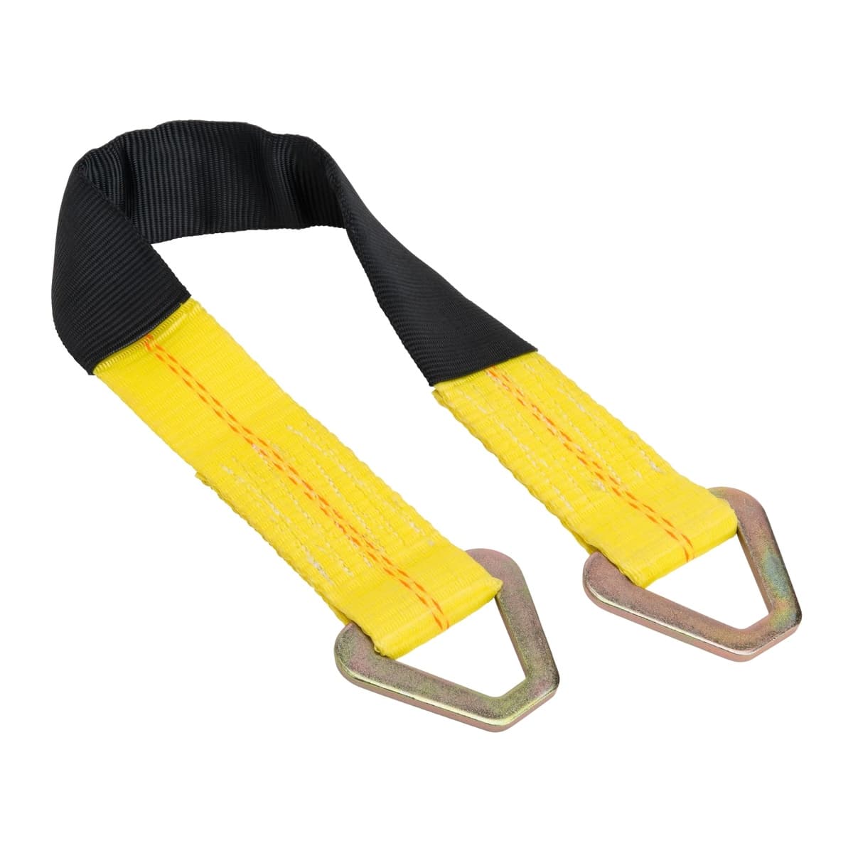 Keeper 2" x 24" Premium Axle Tie-Down Strap with D-Rings, 10,000 lb