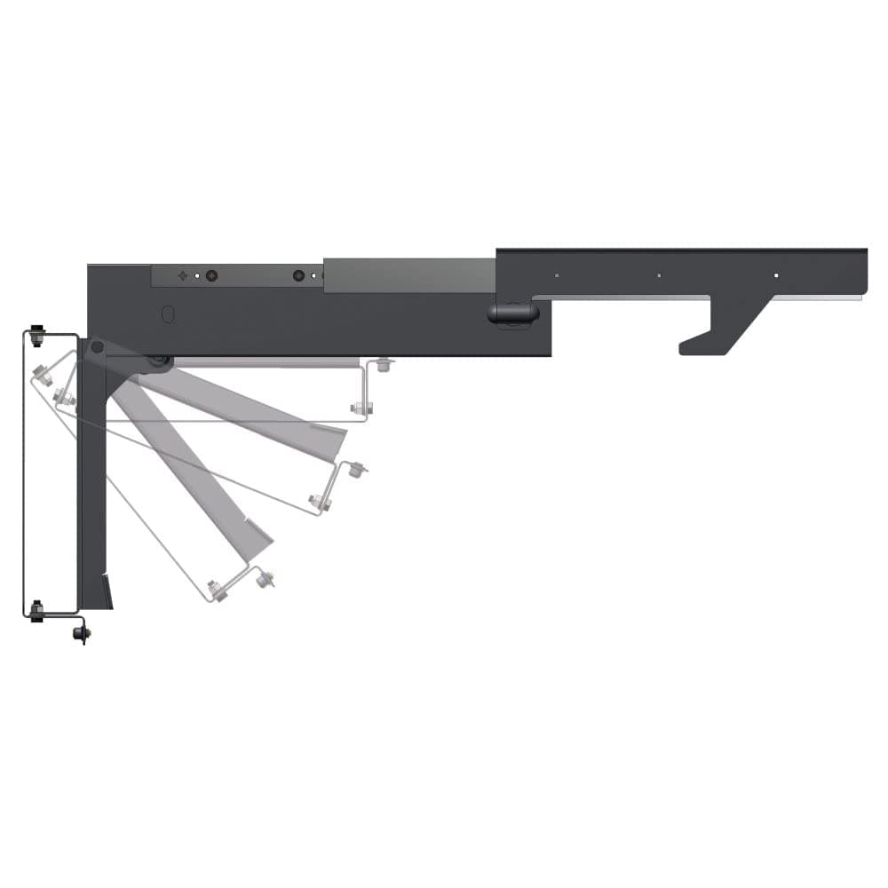 MORryde TV40-010H Slide-Out & Flip-Down TV Ceiling Mount | 17" Screens, 35 lb Capacity, Black