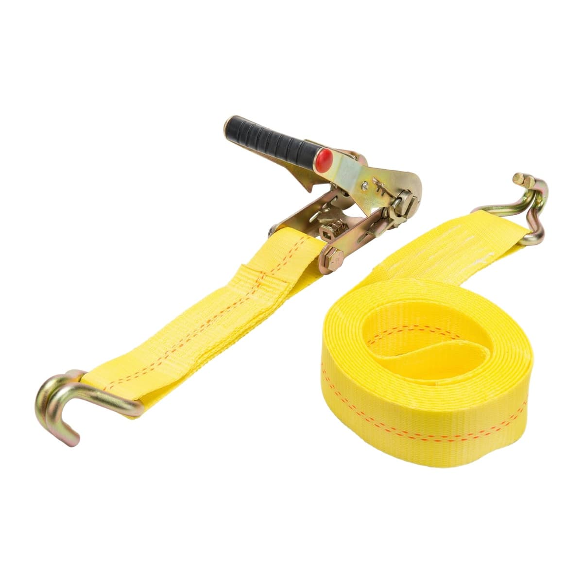Keeper 2" x 16' Padded Ratchet Tie-Down with Double J-Hooks, 10,000 lb