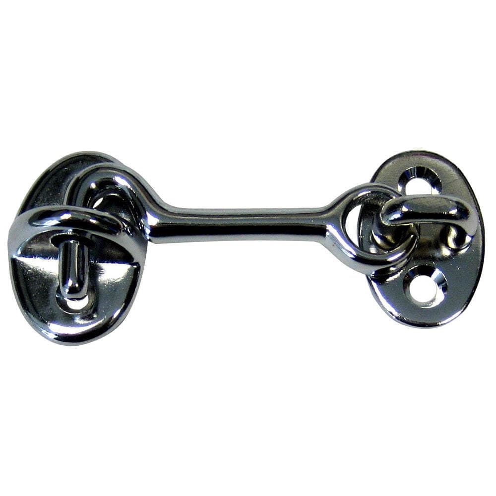 Whitecap Brass Cabin Door Hook | Chrome-Plated