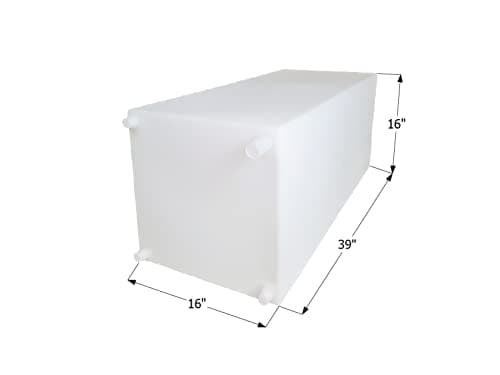 Icon 40-Gallon Fresh Water Tank | 39 x 16 x 16 In., 1/2" Fittings