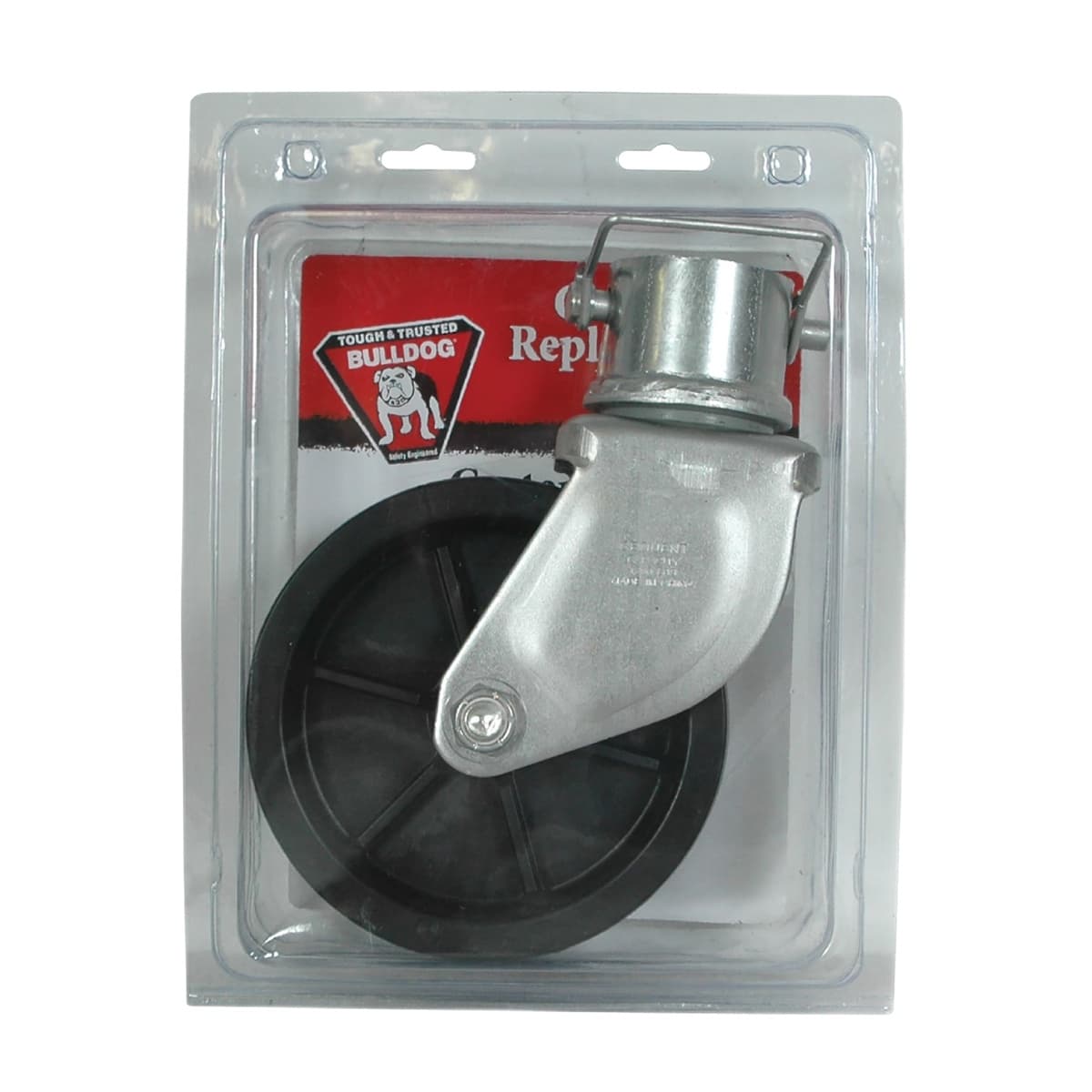 Bulldog Trailer Jack Caster Wheel | 6" Wheel, 1,200 lb Capacity