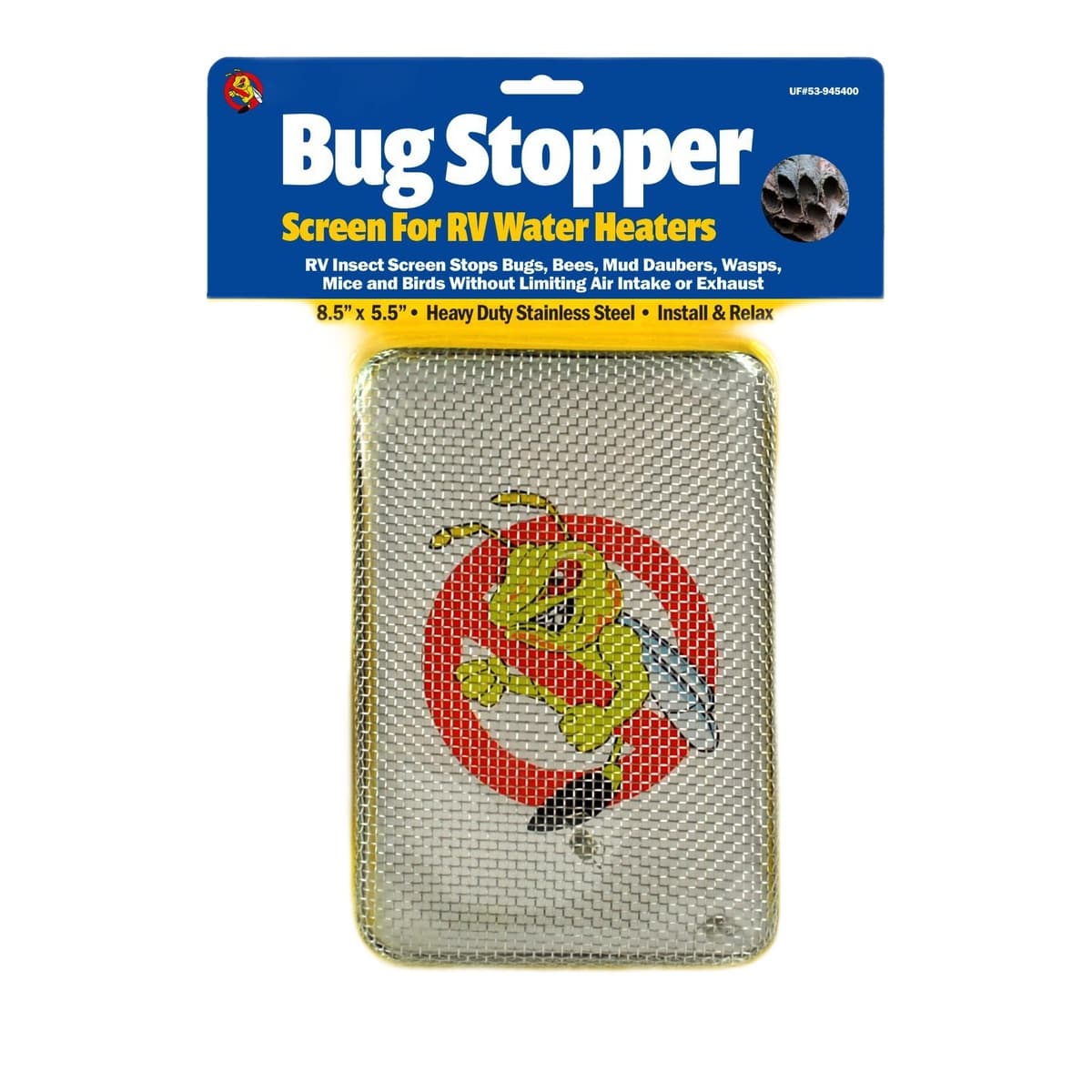 Ultra-Fab Bug Stopper Water Heater Vent Screen, Atwood/Suburban