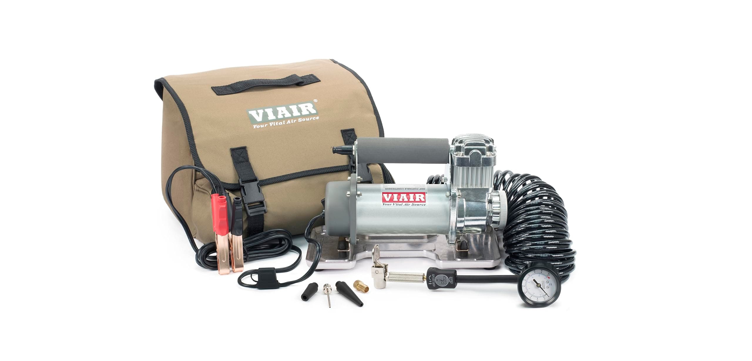VIAIR 400P Portable Air Compressor Kit | 12V, 150 PSI, Up to 35" Tires