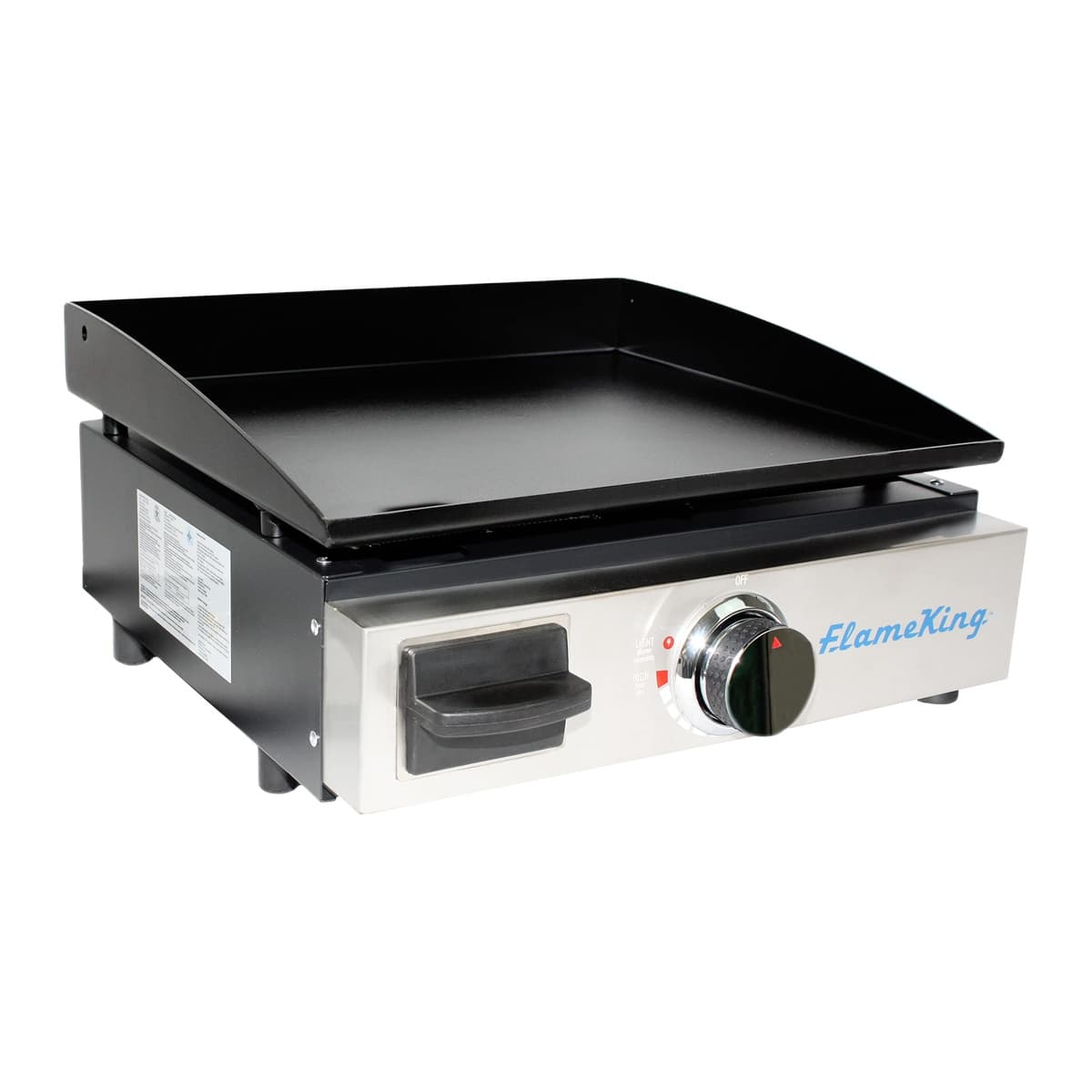Flame King 17" Flat Top Propane Griddle for RV Pullout Kitchen