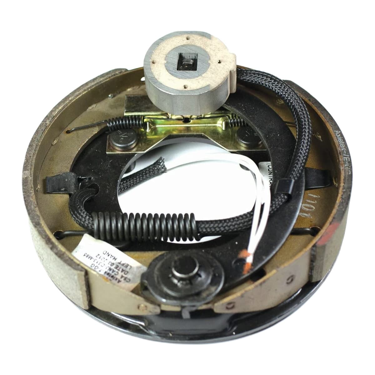 Husky Towing Electric Brake Backing Plate Assembly | 7 in. x 1-1/4 in., Left Hand
