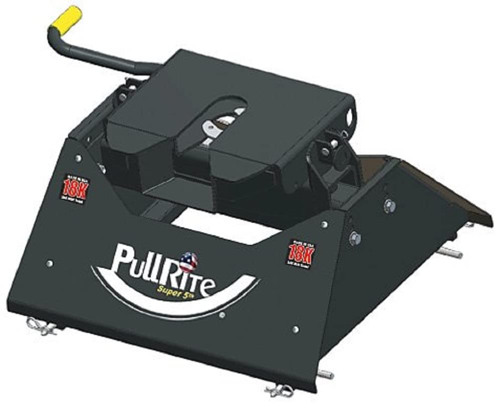 PullRite ISR Super 5th Wheel Hitch | 20,000 lb, Double-Pivot, Adjustable Height, Industry-Standard Rails