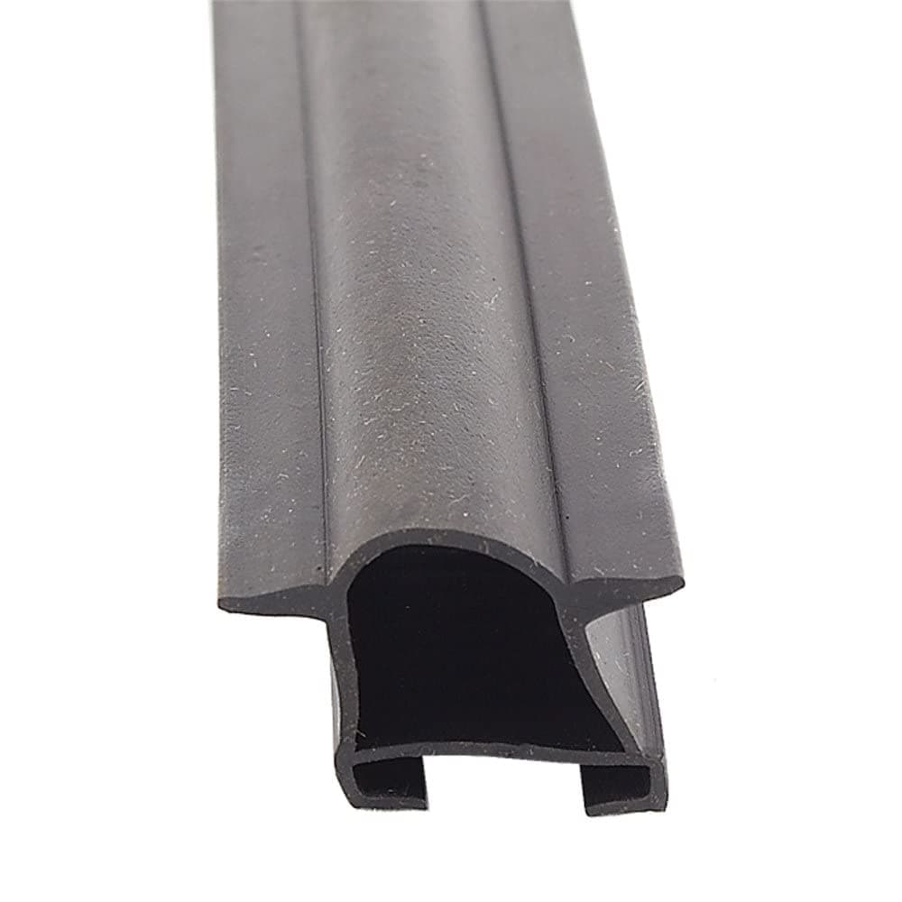 AP Products EK Slide-On D Seal with Fins | 1-1/2" x 1" x 40 ft, Black