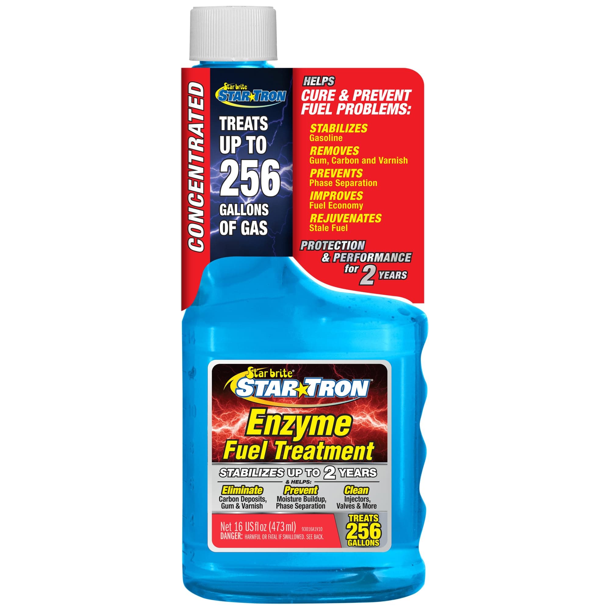 Star Tron Enzyme Fuel Treatment | Gasoline Formula, 32 oz.