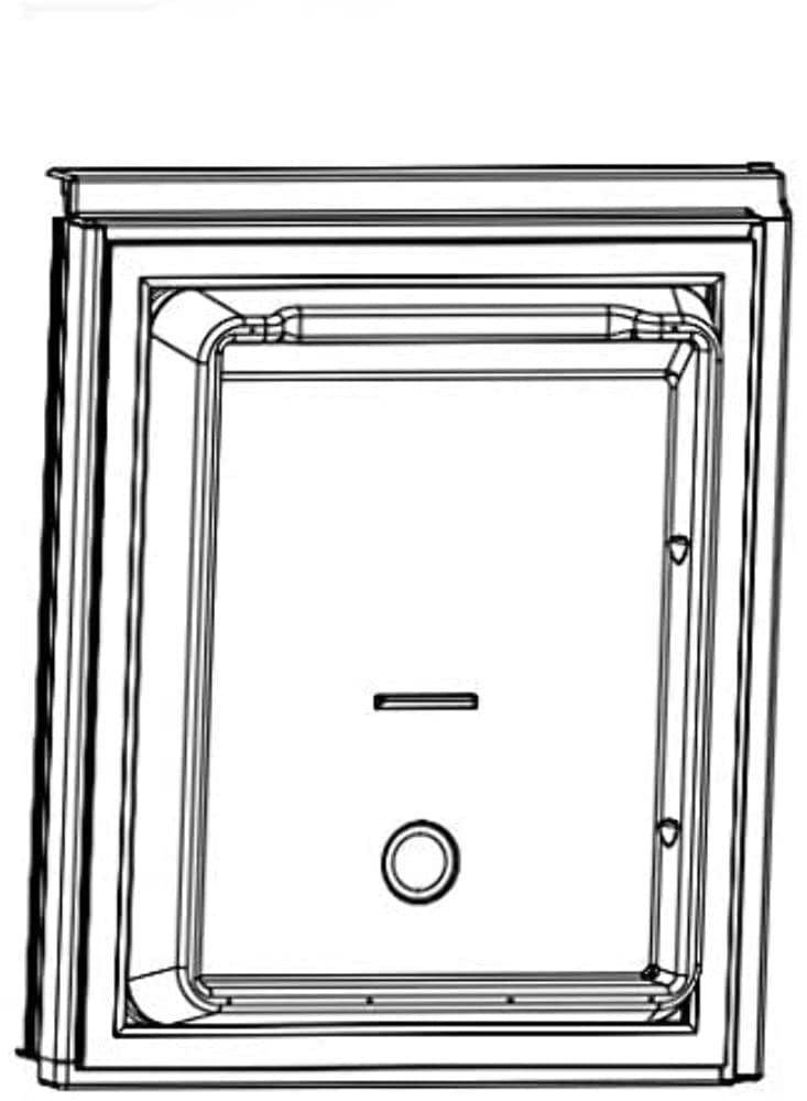 Norcold Upper Left-Hand Door Assembly | RV Refrigerator Replacement Door