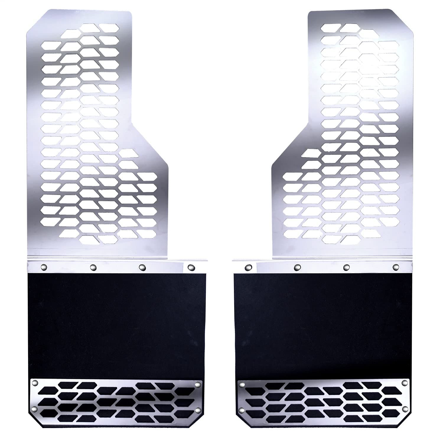 Putco Polished Stainless Mud Skins | 2011-2016 Ford Super Duty, Set of 2