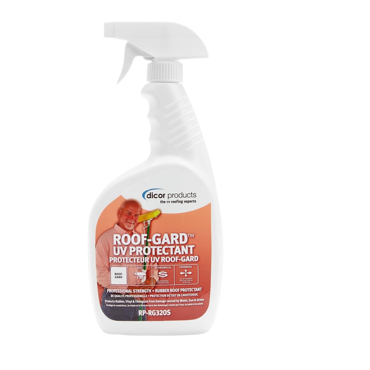 Dicor Roof Guard Rubber Roof Protectant | 32 oz Spray