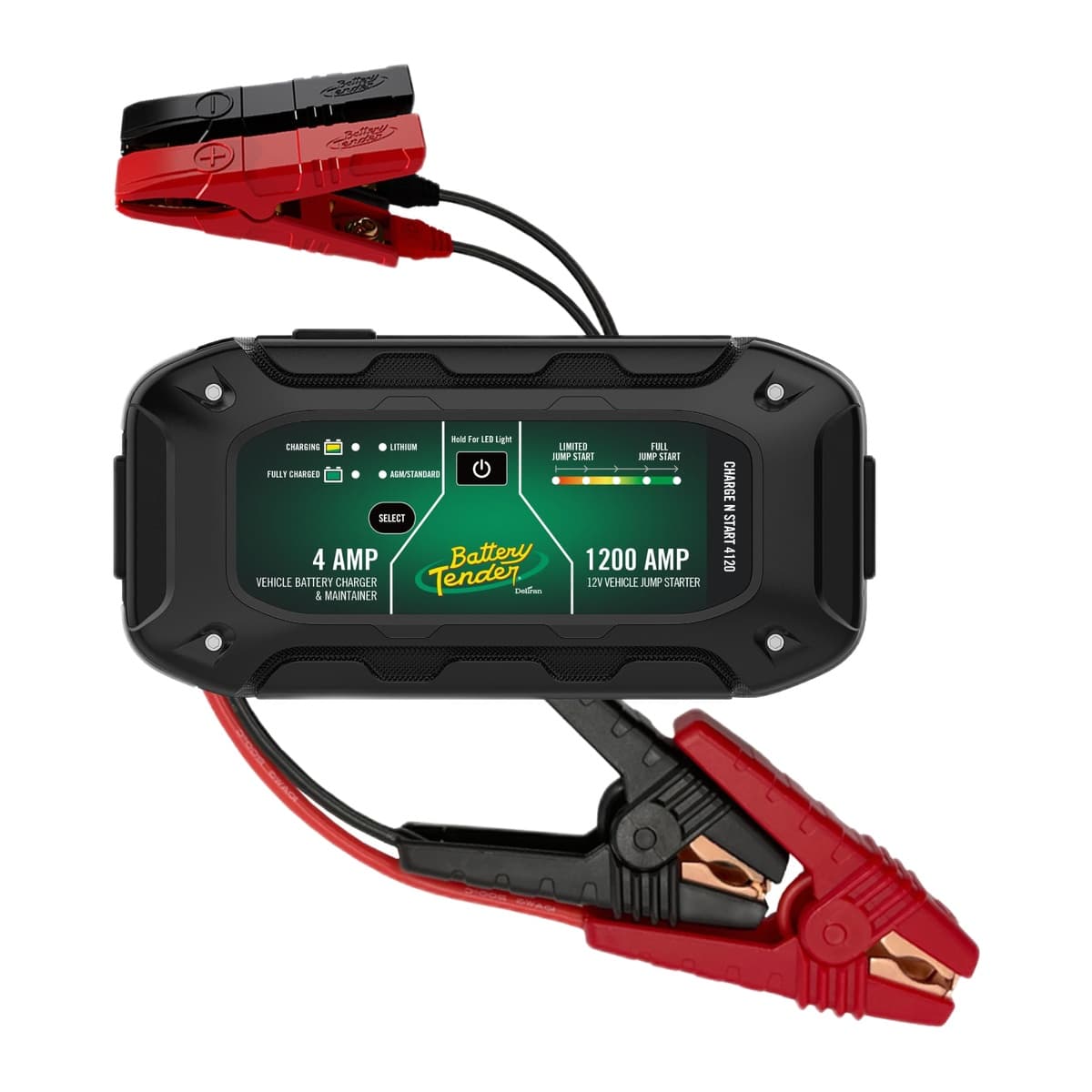 Battery Tender Charge N Start 4 Amp Charger & 1200 Amp Jump Starter