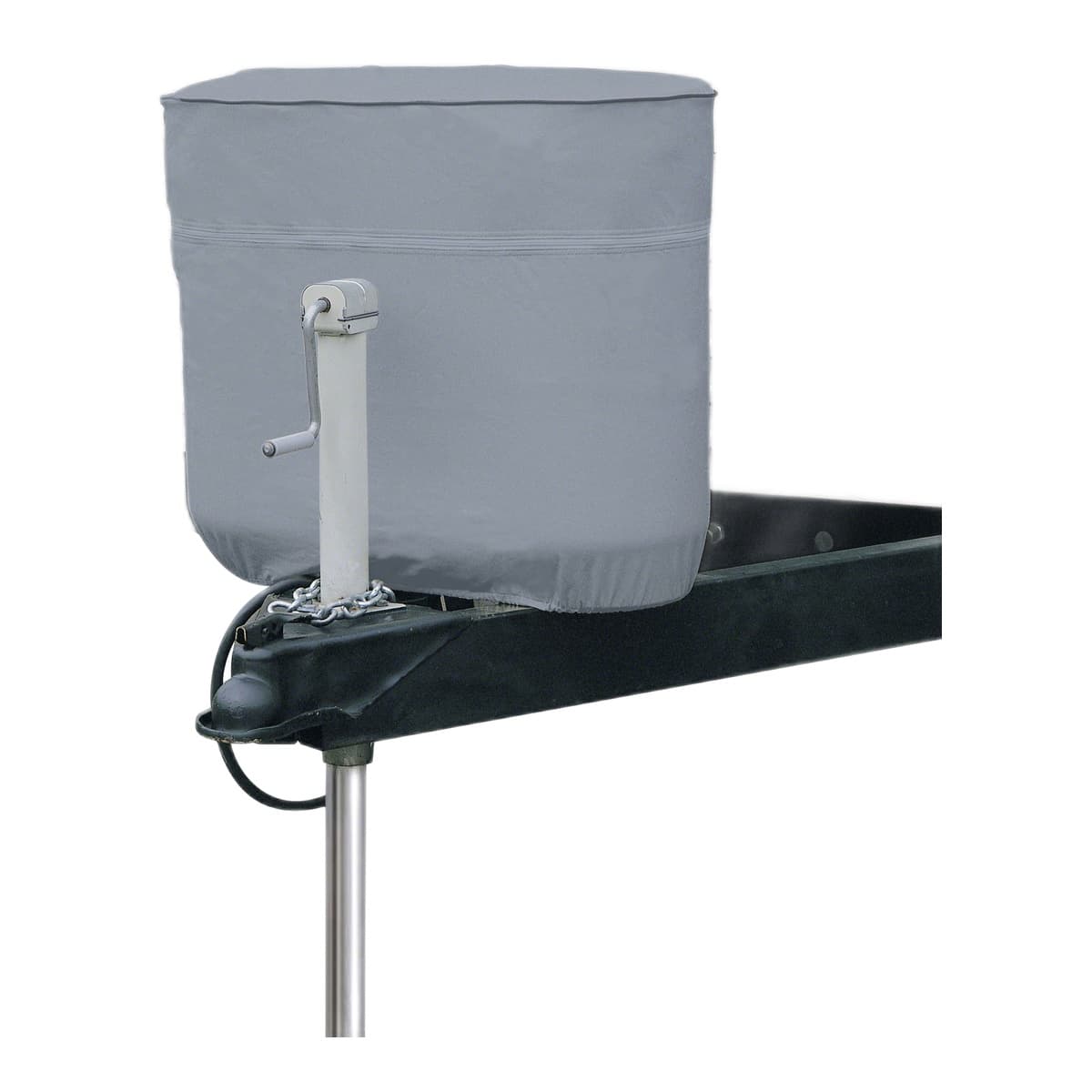 Classic Accessories Over Drive RV LP Tank Cover | Double 30 lb Tanks, Grey