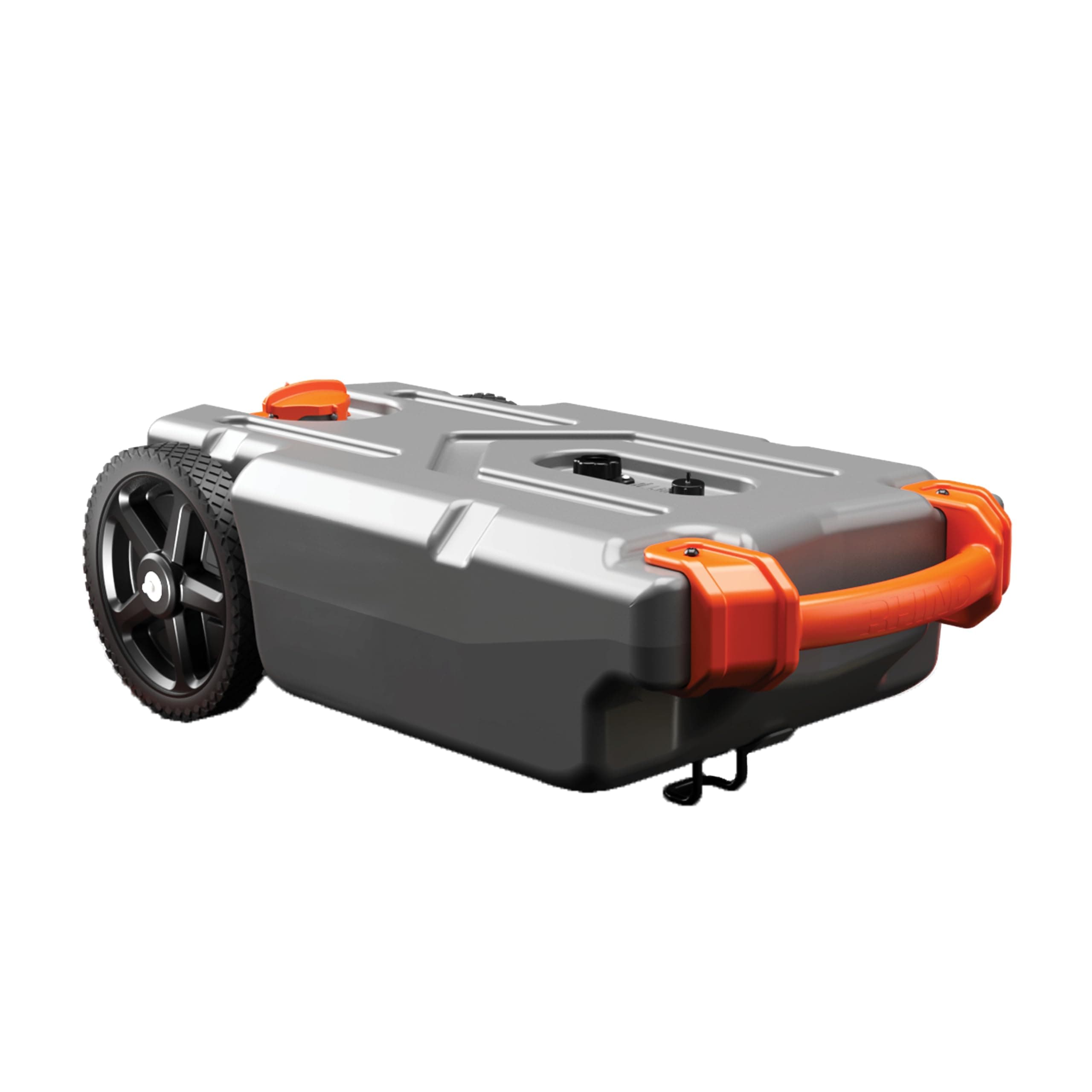 Camco Rhino Portable RV Tote Tank | 28 Gallon, No-Flat Wheels, Gate Valve