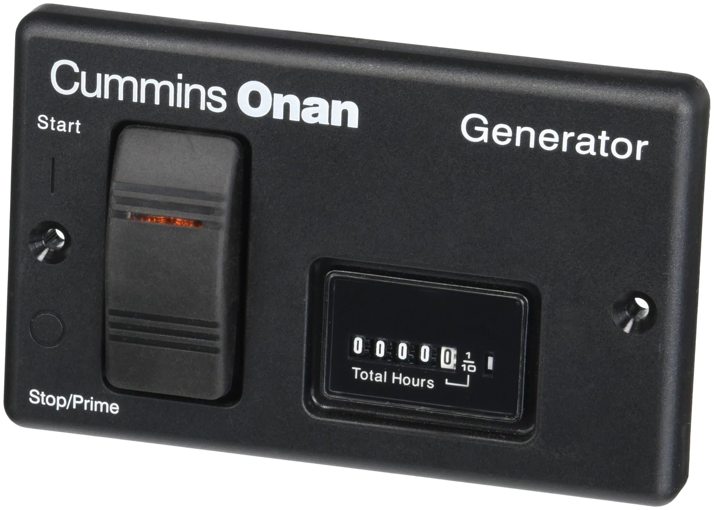 Cummins Onan Deluxe Remote Start Panel with Hour Meter | For 3.6kW RV Generators