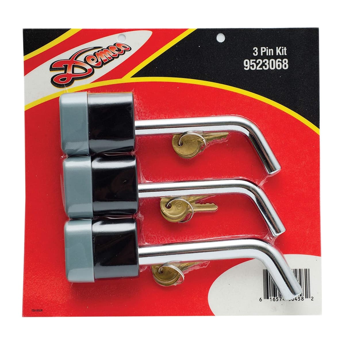 Demco Locking Pin Kit, 3-Pack (Tow Bar to Coach and Tow Bar to Baseplate)