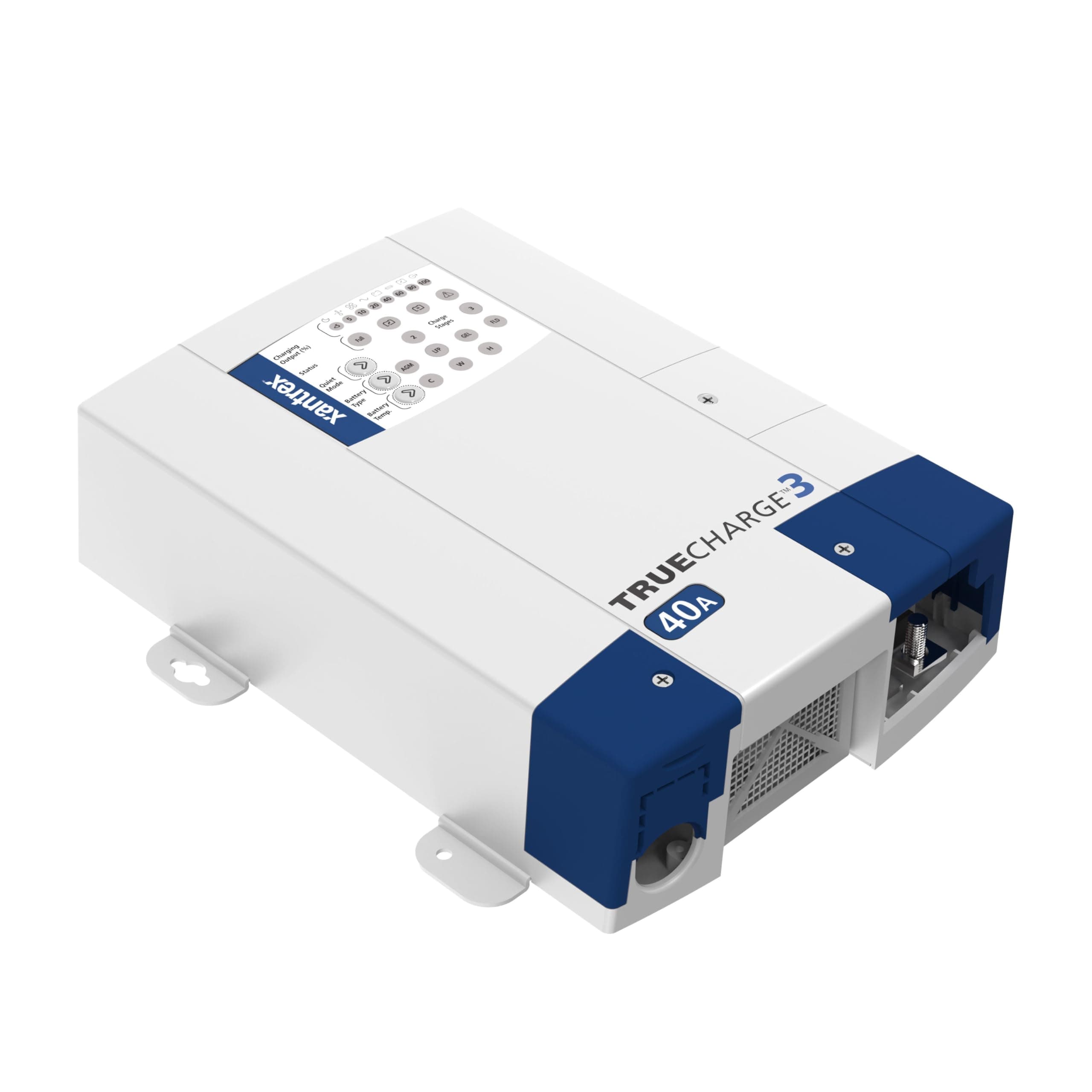 Xantrex TRUEcharge3 Multistage Battery Charger | 12V/40A, 3-Bank, Hardwire