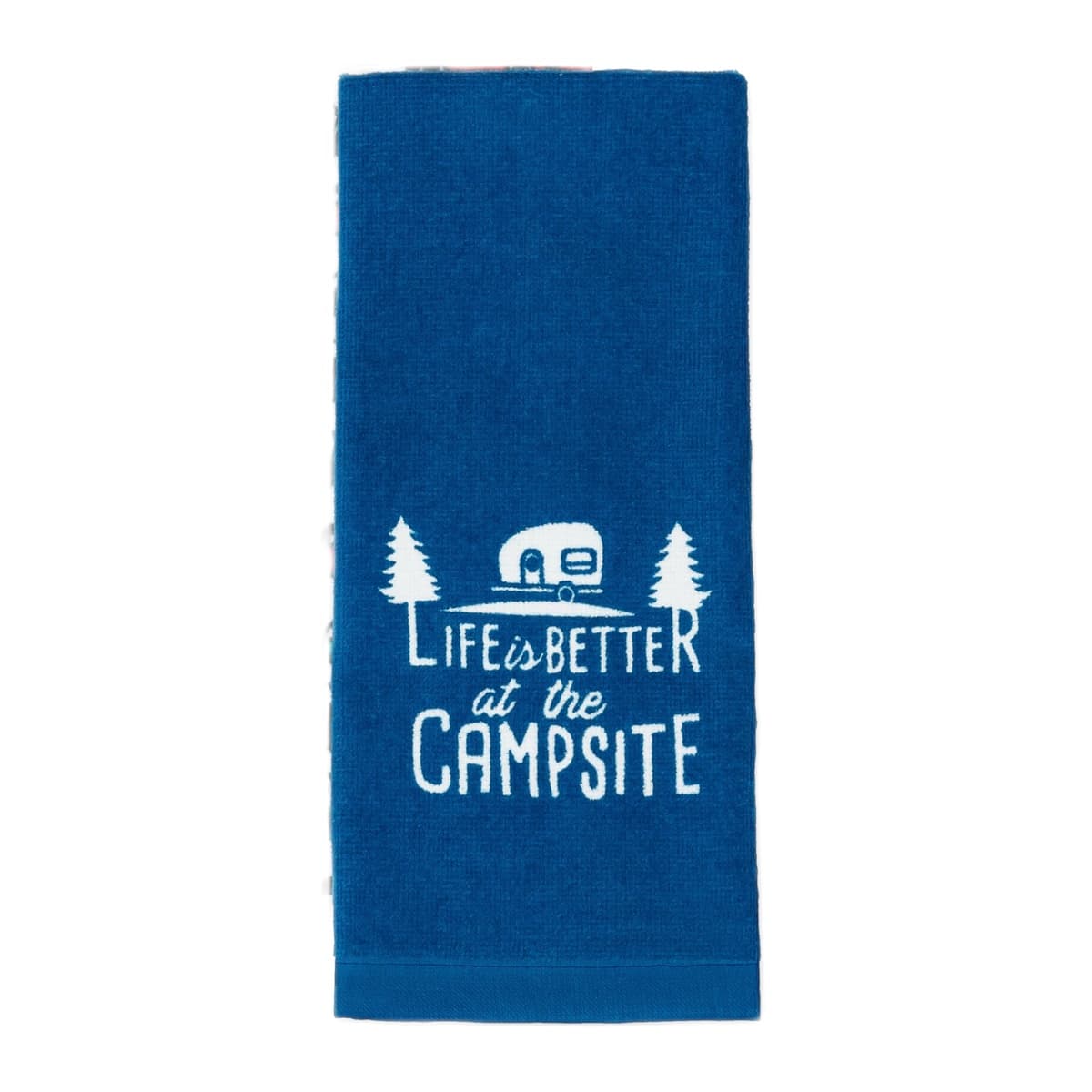Camco Life is Better at the Campsite RV Dish Towel Set | 2-Pack, Cotton