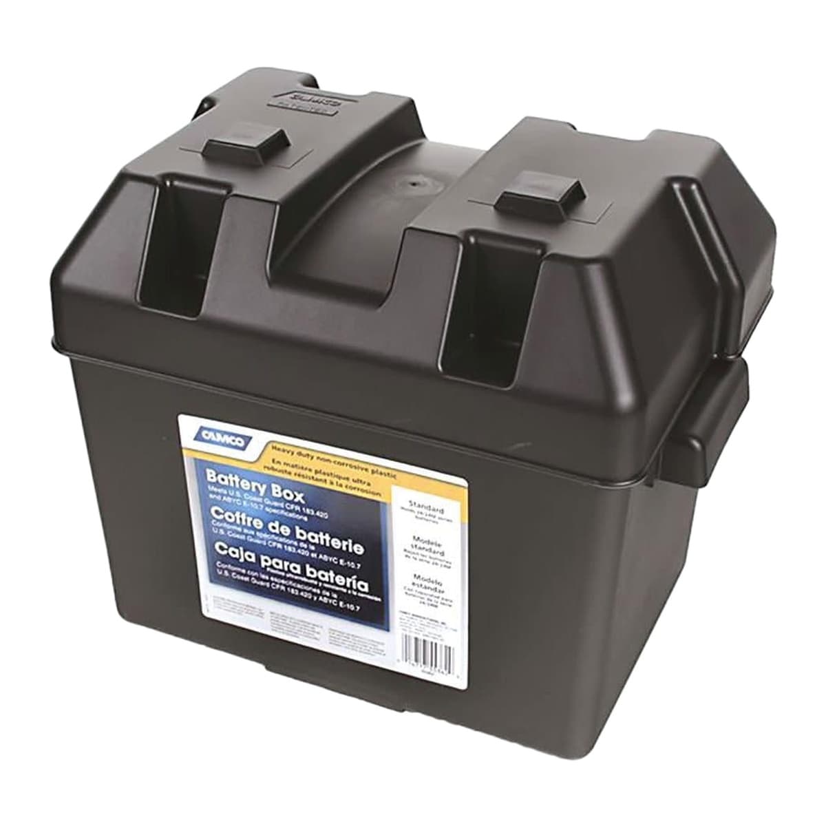 Camco Standard RV/Marine Battery Box | Group 24