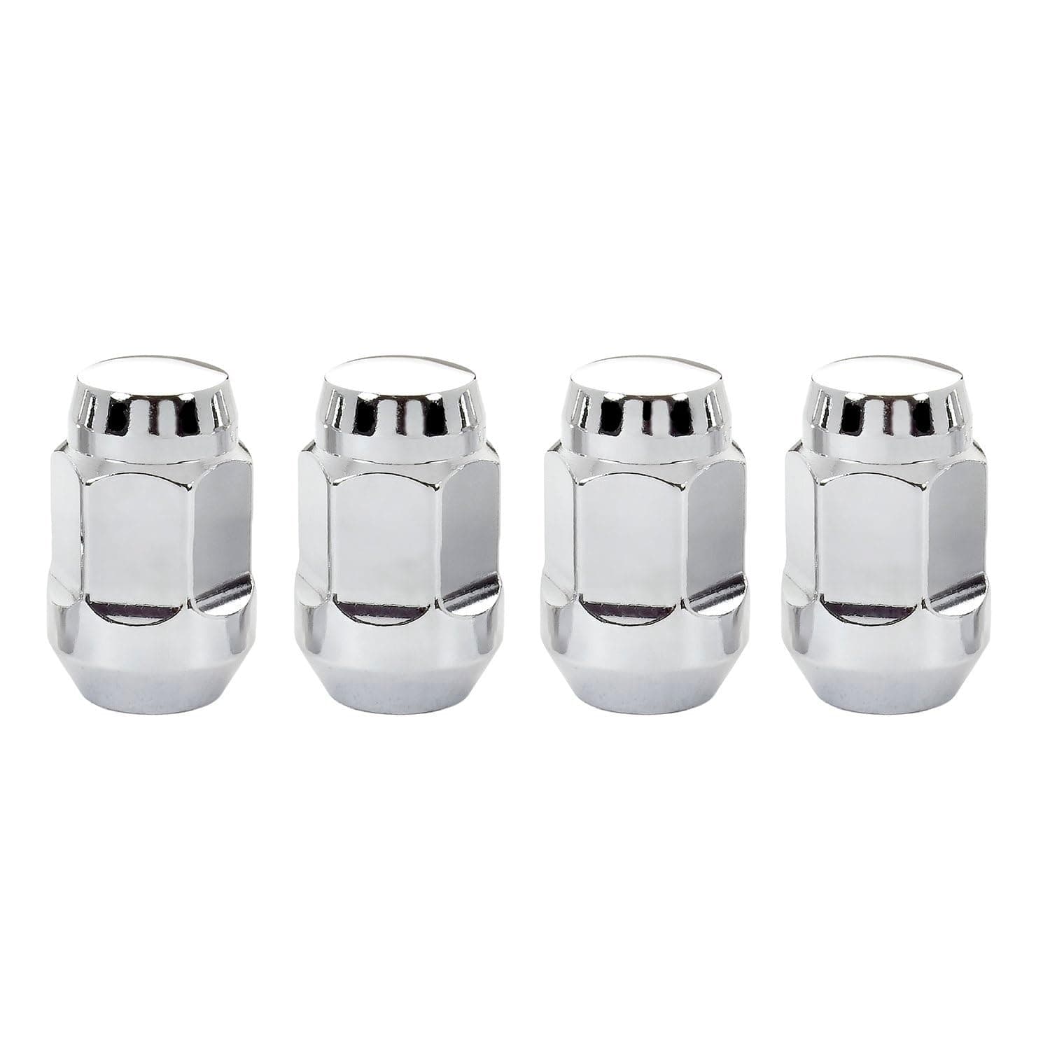McGard Bulge Cone Seat Lug Nuts | Black Chrome, 1/2"-20 Thread, Set of 4