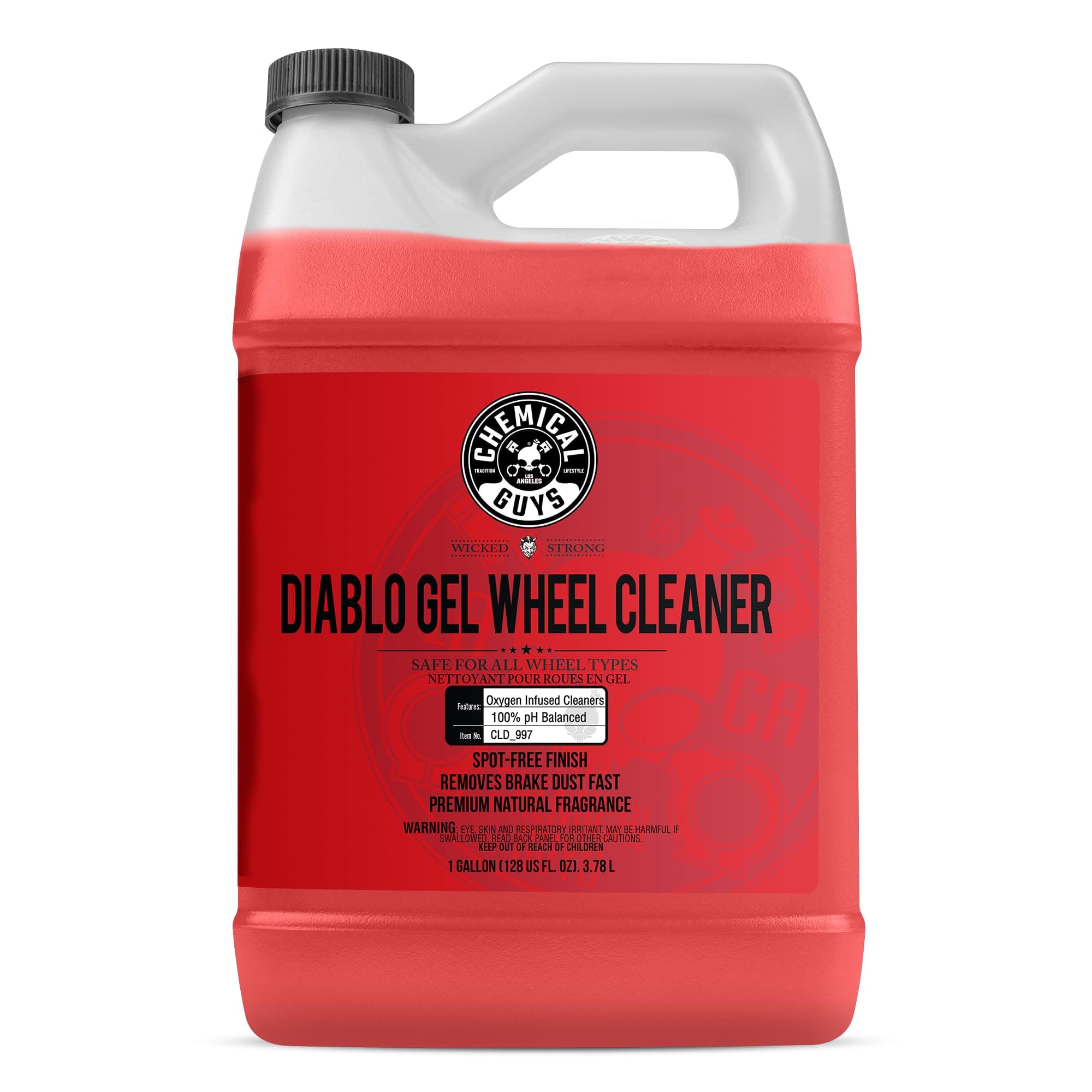 Chemical Guys Diablo Gel Wheel & Rim Cleaner | Concentrated Foaming Formula, 1 Gallon