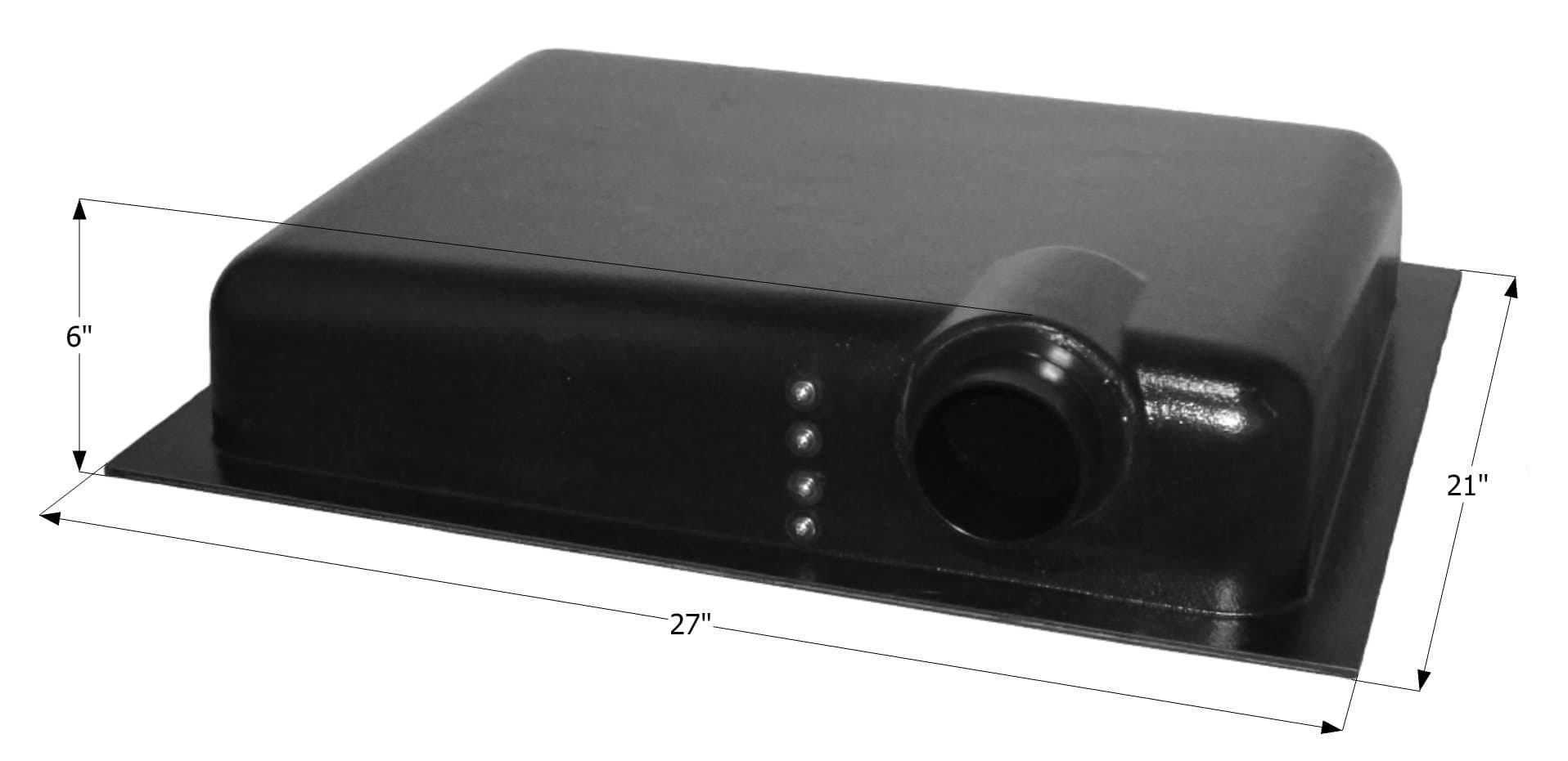 ICON 9-Gallon Holding Tank | HT106SD, 3" Side Spigot, 4 Level Sensors Preinstalled