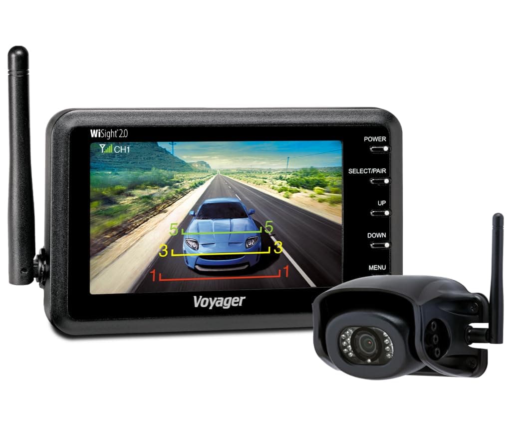 Voyager WiSight 2.0 Wireless Camera System | 4.3" Monitor, 1080p