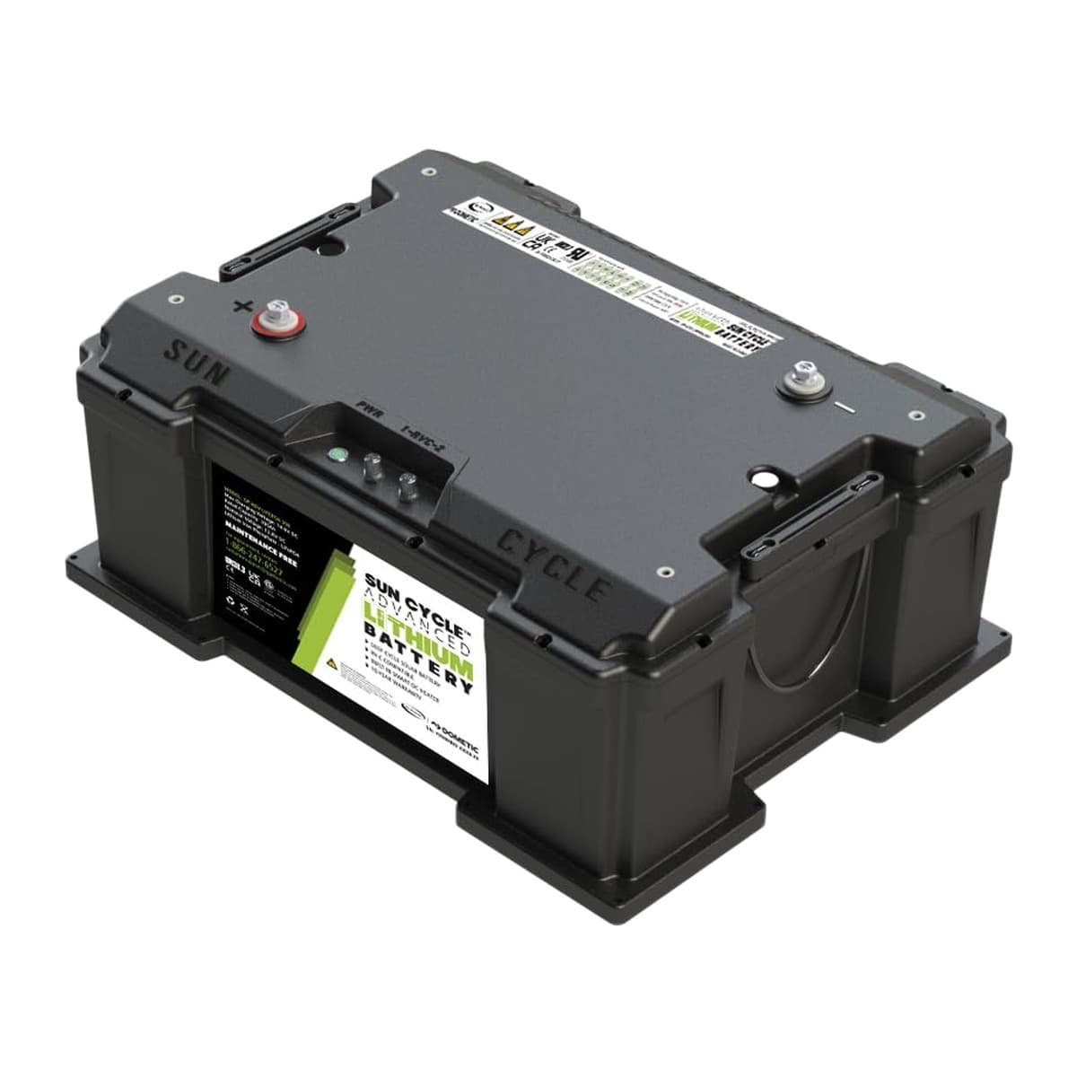 Go Power! Advanced Lithium Battery, 300Ah 12V LiFePO4 (Self-Heating)
