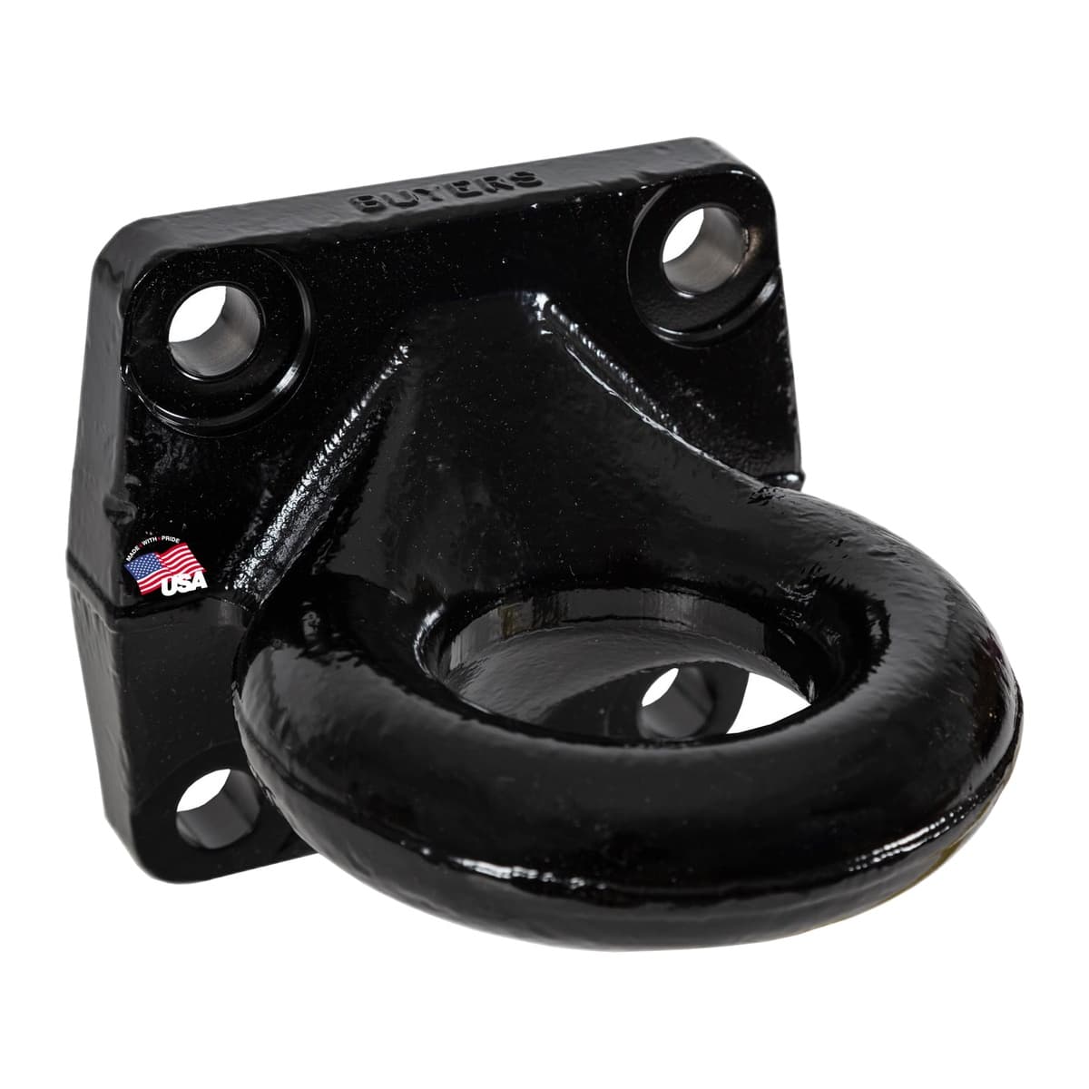 Buyers Products 30-Ton Forged 4-Bolt Pintle Drawbar, 3" I.D.