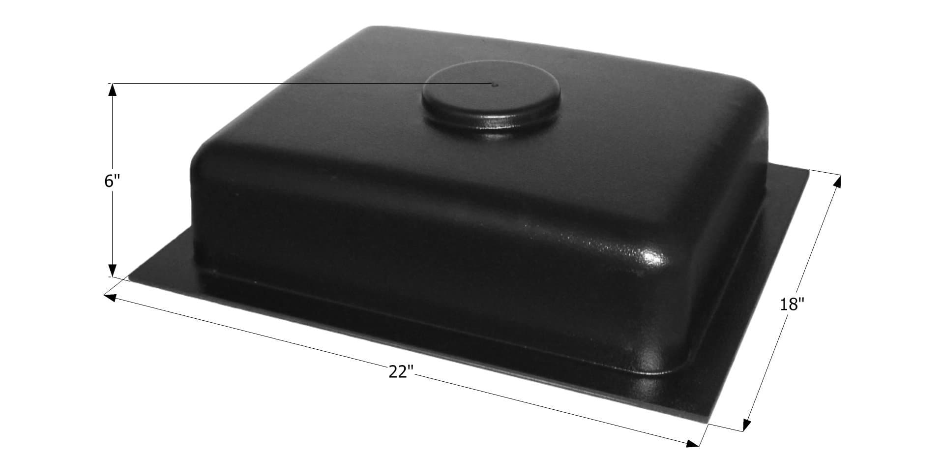 Icon Holding Tank HT100BD | Bottom Drain, 6-Gallon, Tank Only