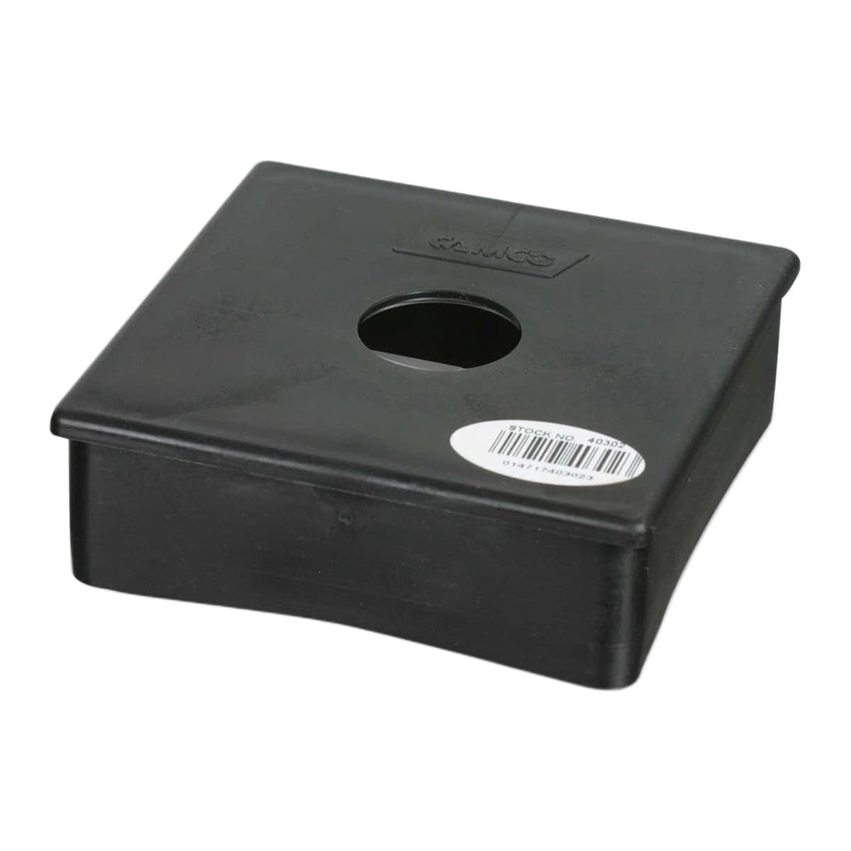 Camco No-Insect RV Bumper Cap | Fits 4" Square Bumpers, Black