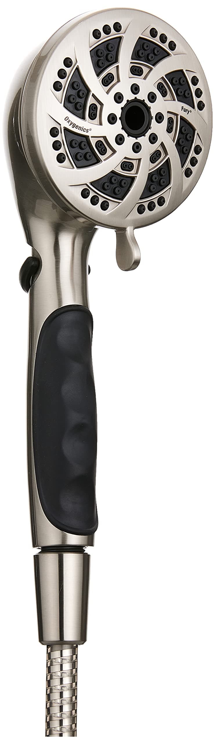 Oxygenics Fury RV Handheld Shower | Brushed Nickel, 1.8 GPM, 72" Hose
