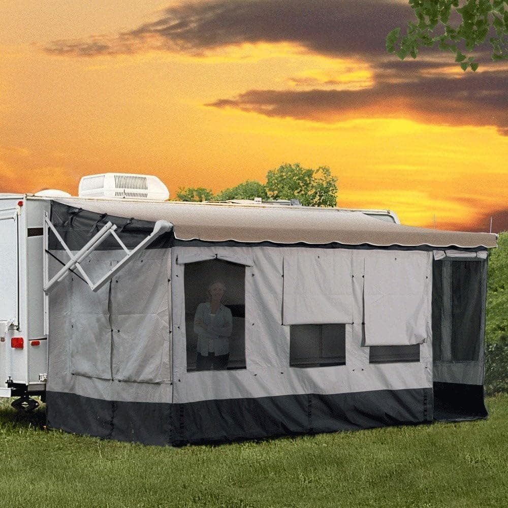 Carefree Vacation'R 12' Vertical Awning Panel | Fits 12'-13' Awnings, Gray