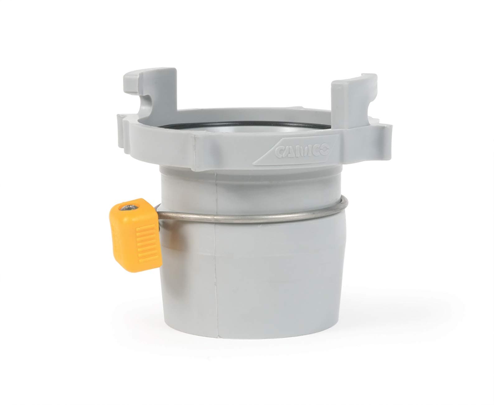 Camco Easy Slip Straight Hose Adapter | Spin-Lock Rings, Fits 3" Sewer Hoses
