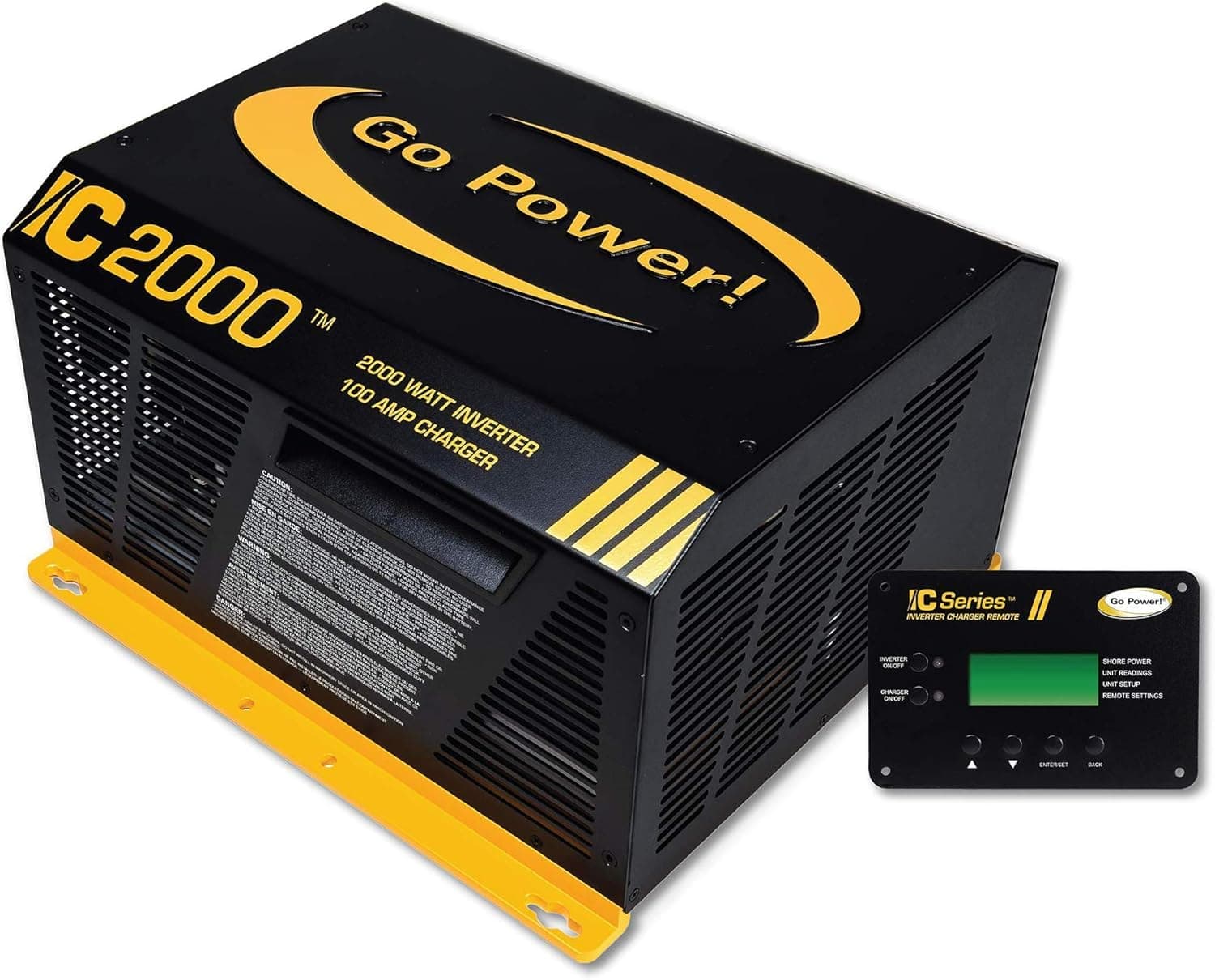 Go Power! GP-IC3000 3-in-1 Inverter Charger | 3000W Pure Sine Wave, 100A Charger, Dual 50A Transfer Switch