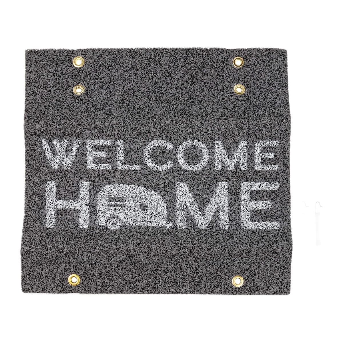 Camco Life Is Better at the Campsite Wrap-Around Step Rug, Gray