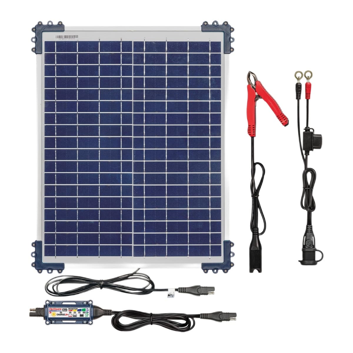 OptiMate Solar DUO Battery Charger & Panel Kit