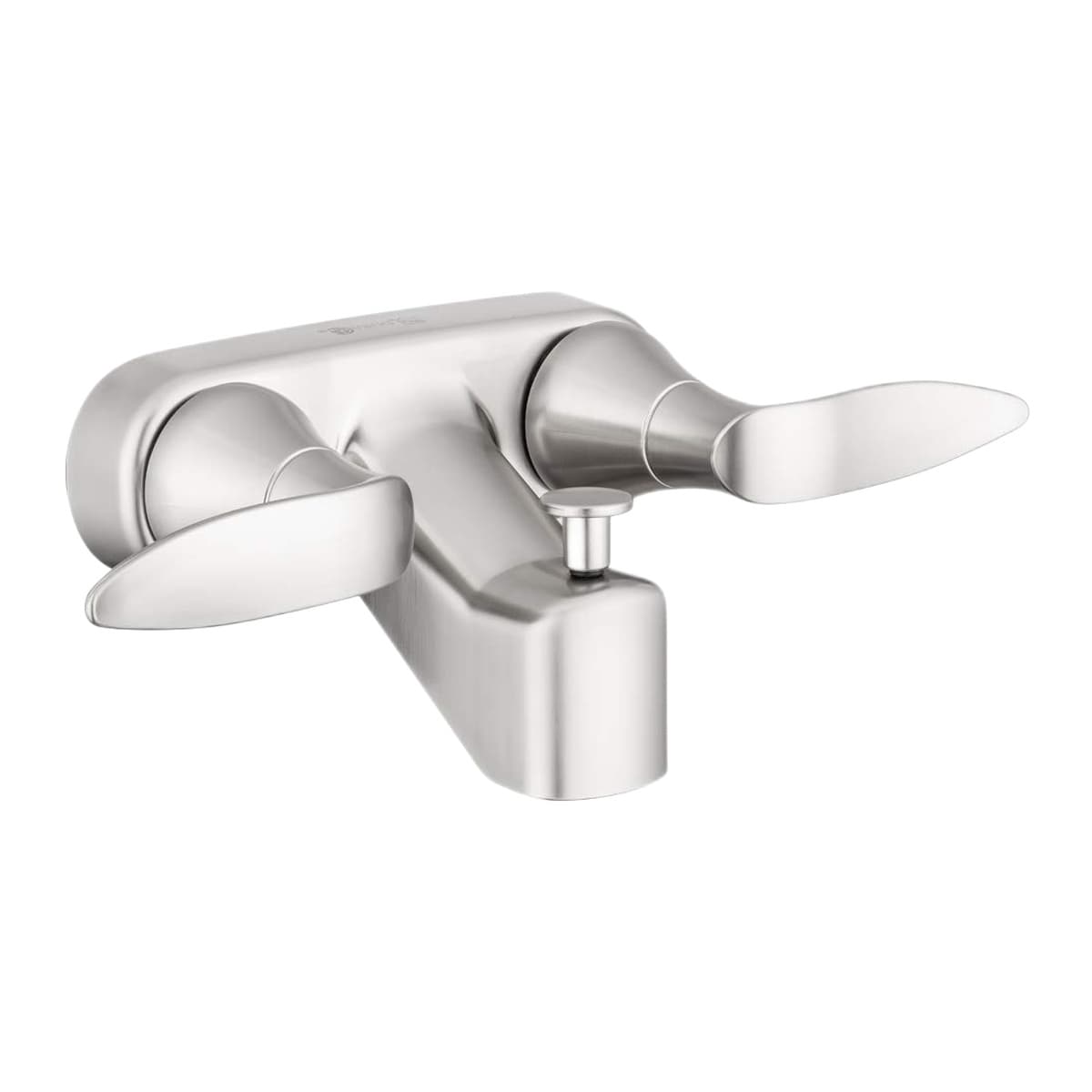 Dura Faucet Elegant RV Tub & Shower Diverter Faucet | Winged Levers, Matte Black