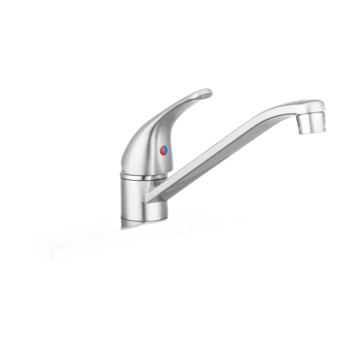 Dura Faucet Single-Lever RV Kitchen Faucet | Brushed Satin Nickel