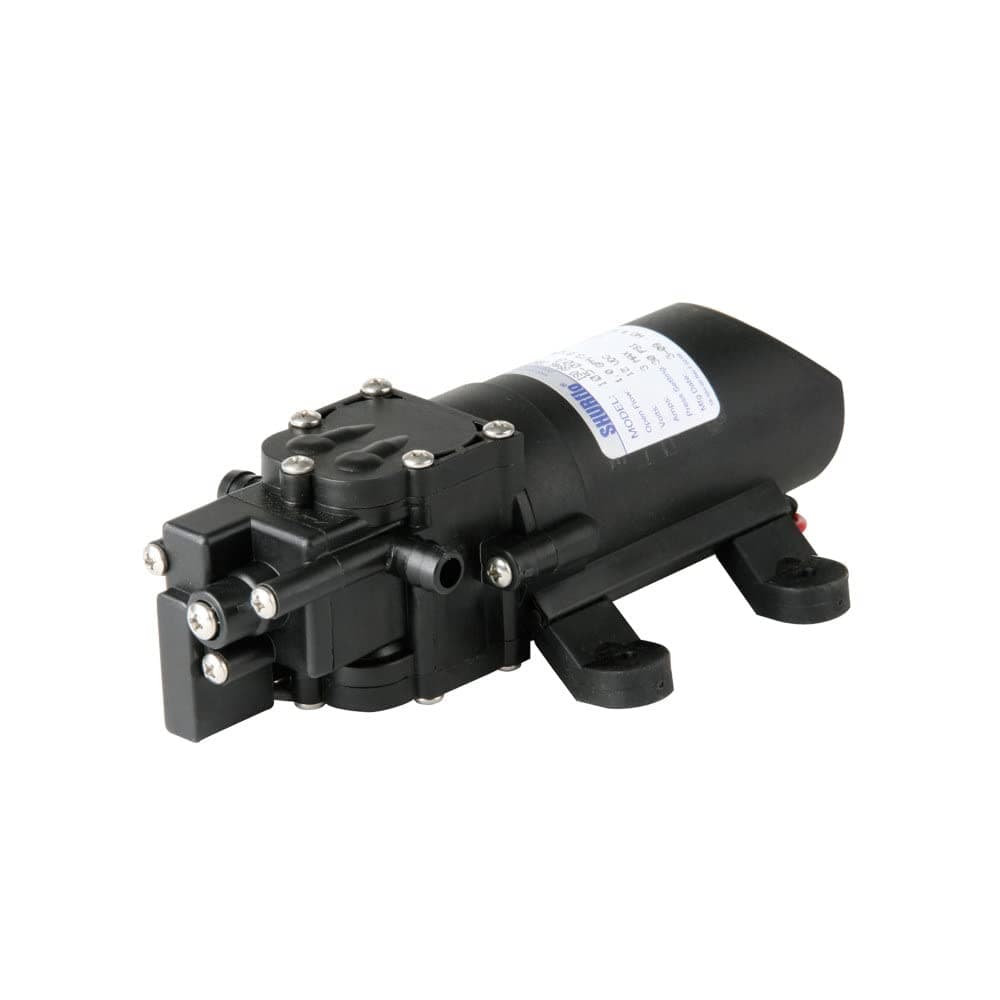 Shurflo 105-013 12V Single-Fixture Water Pump | Self-Priming, Run-Dry Capable