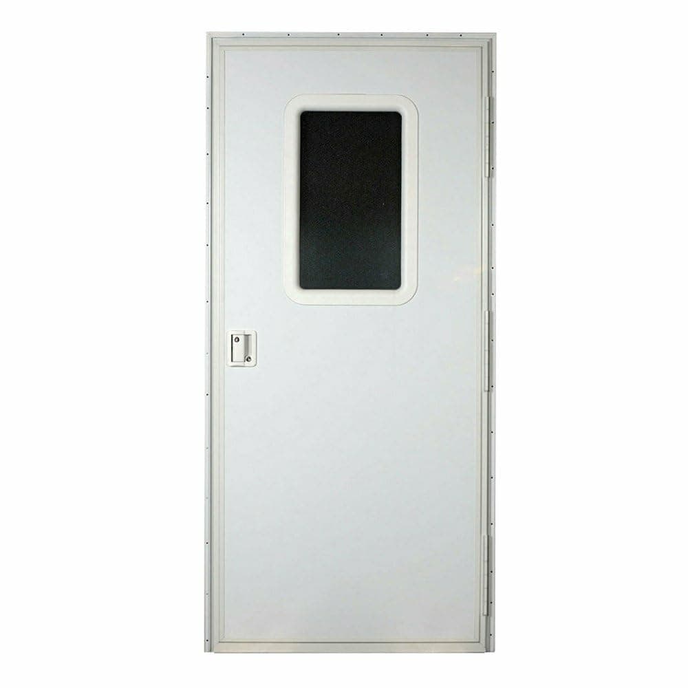 AP Products 24" x 72" Square Entrance Door | Polar White, Right Hand